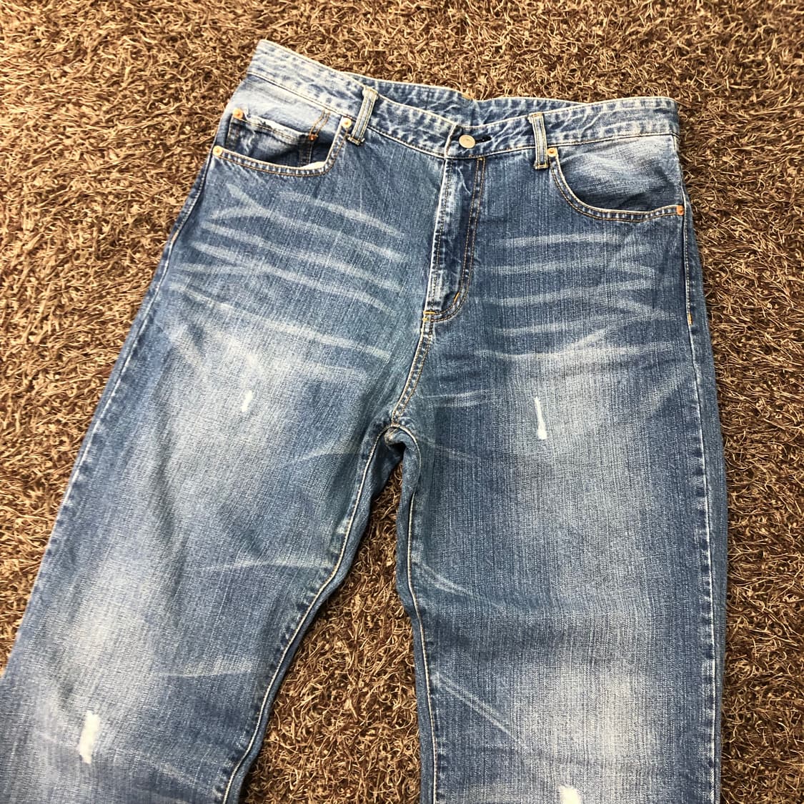 리바이스 501 워싱 데님 팬츠 상품이미지3