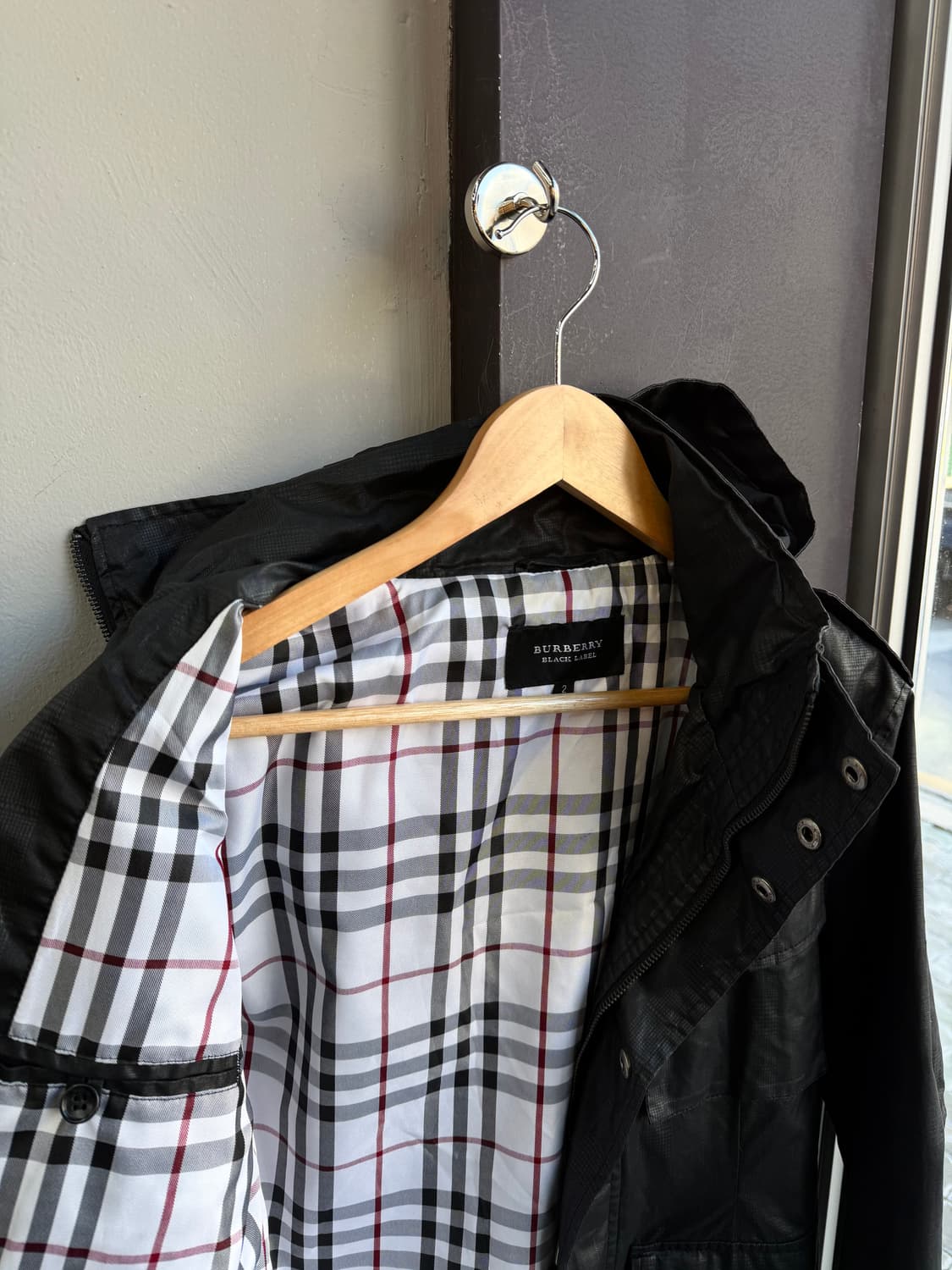 95/ 버버리 블랙라벨 탄창포켓 후디 자켓 상품이미지7