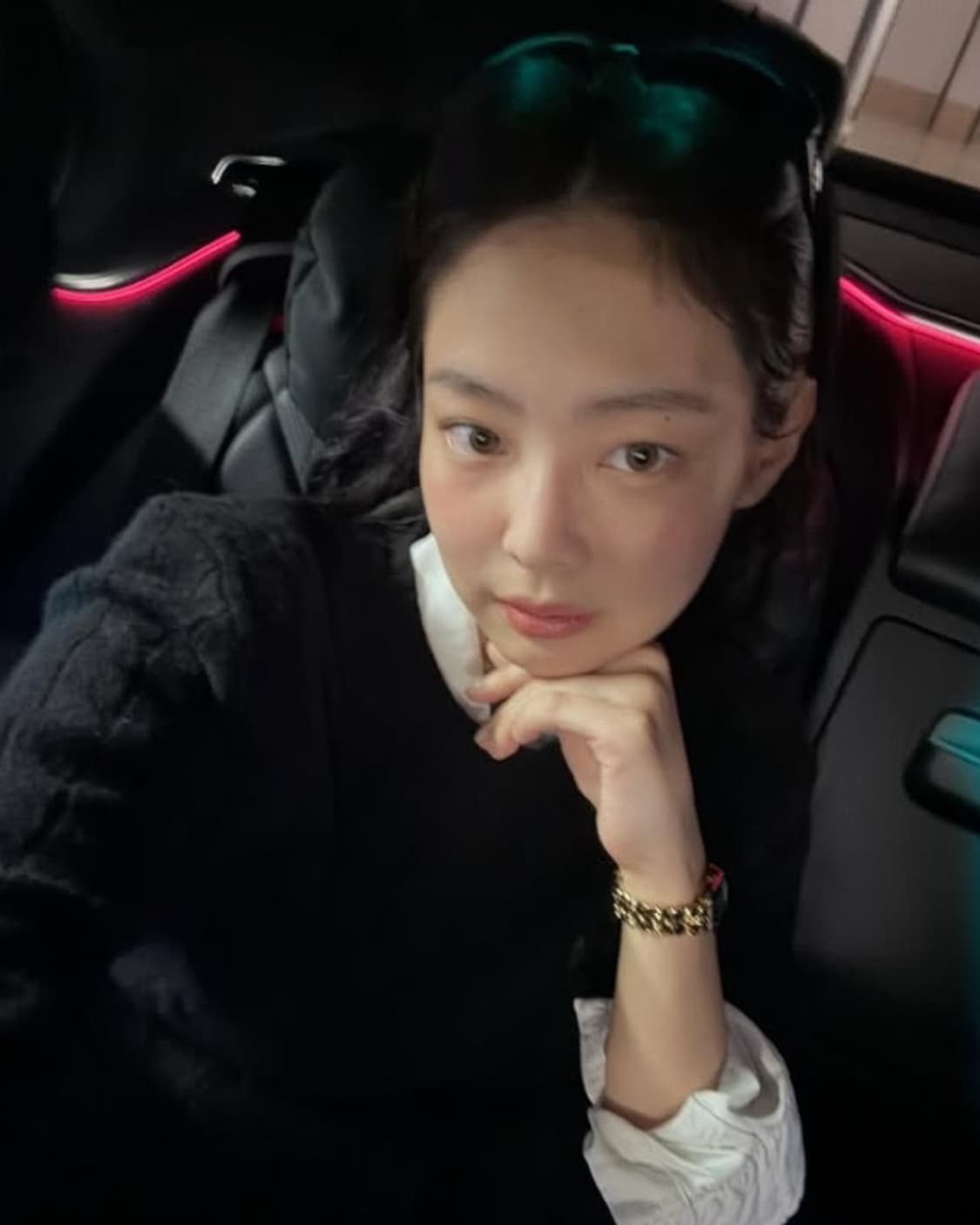 제니 폴로 니트 블랙 남녀 공용 랄프 로렌 케이블 꽈배기 니트 블랙핑크 상품이미지5