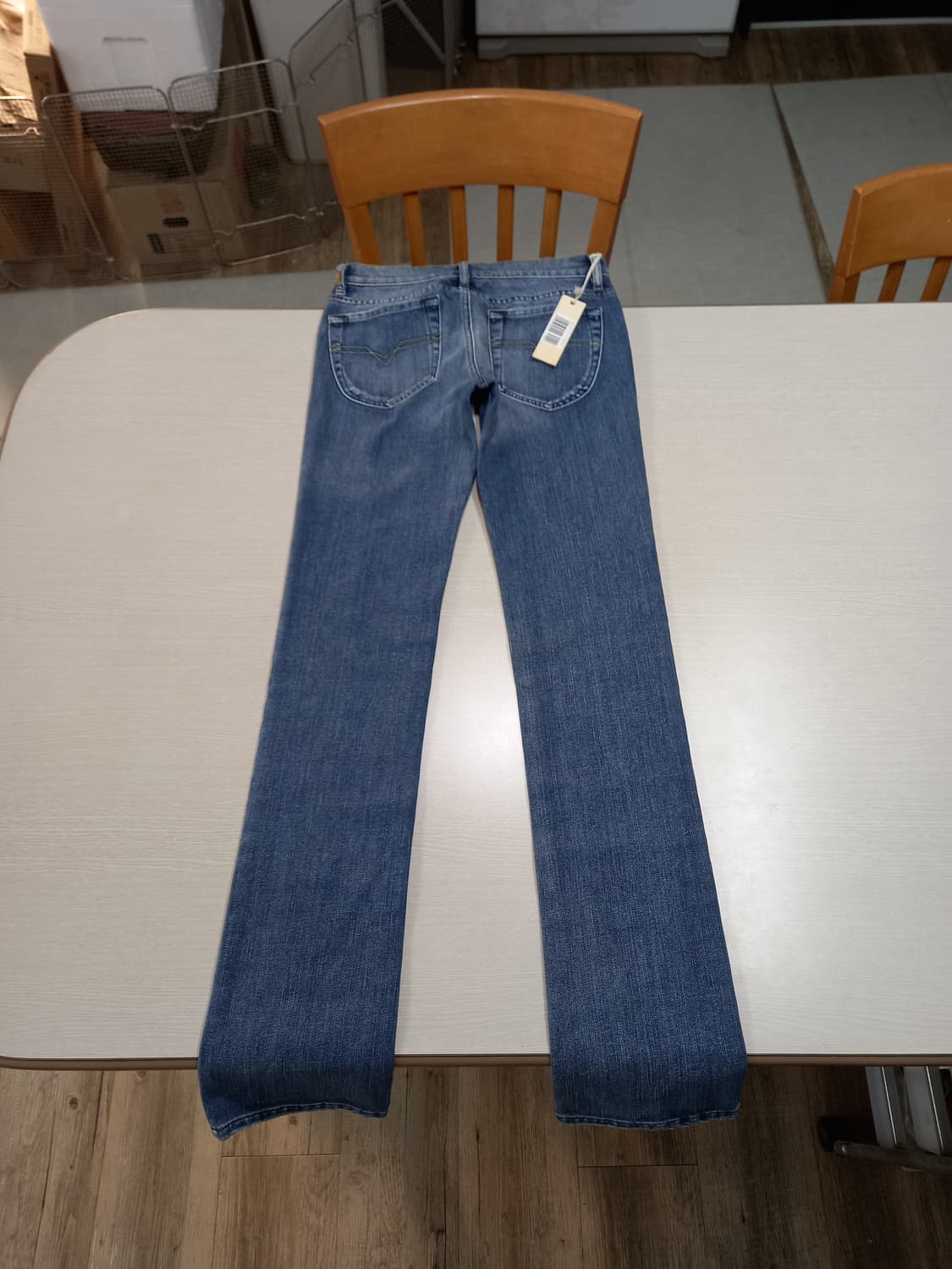 26 새상품 DIESEL LIV 골반 워싱 일자진 26-617 상품이미지2