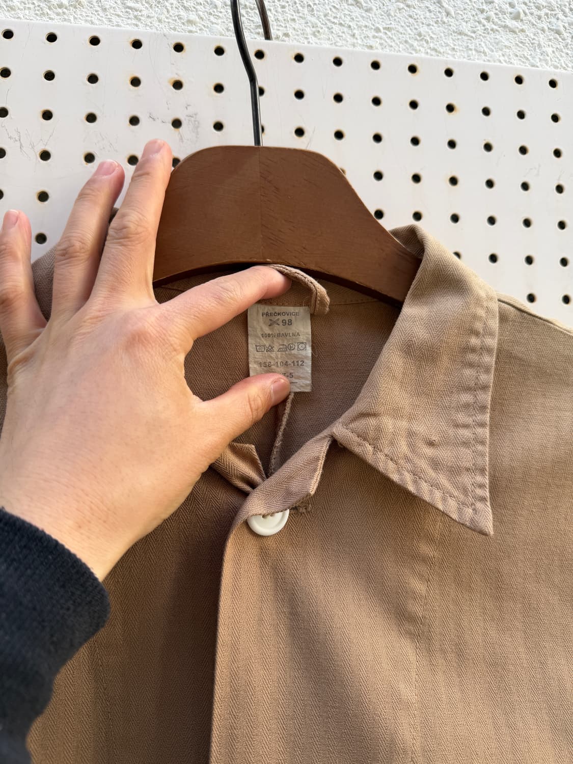 OLD EURO HBT WORK SHOP COAT 헤링본 빈티지워크코트 상품이미지7