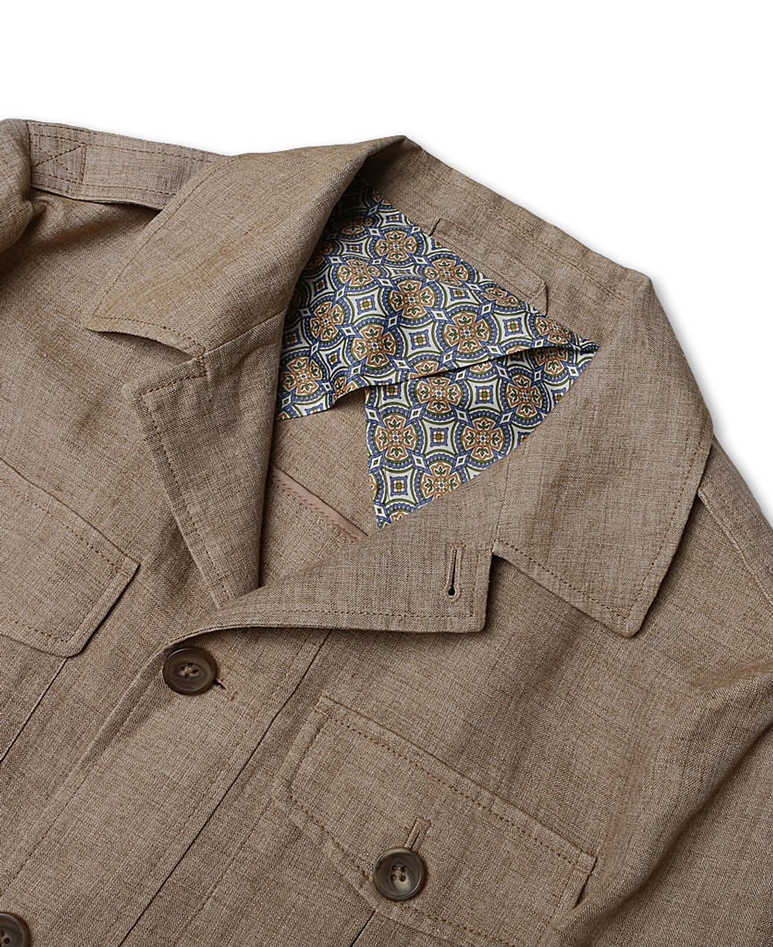 맨온더분 [Man On The Boon] 린넨 클래식 벨트 사파리 자켓 상품이미지2