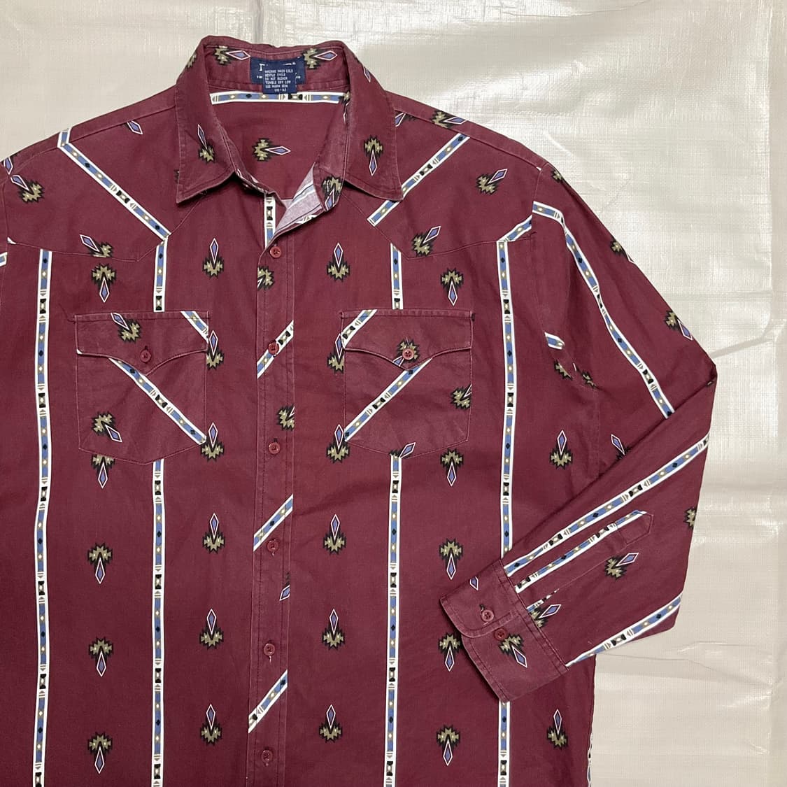 빈티지 나바호 패턴 셔츠 상품이미지1