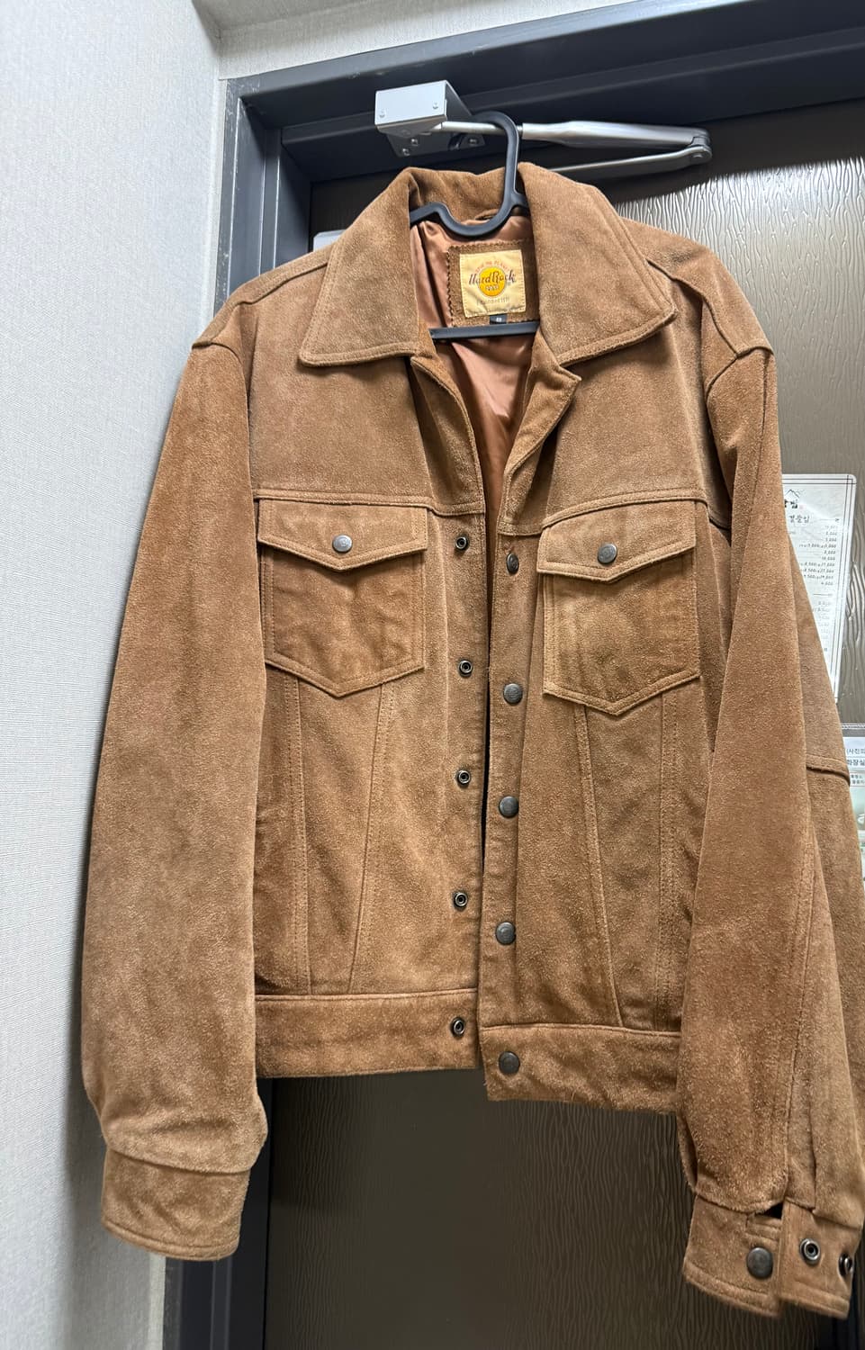 하드락카페 스웨이드 가죽 자켓 상품이미지1