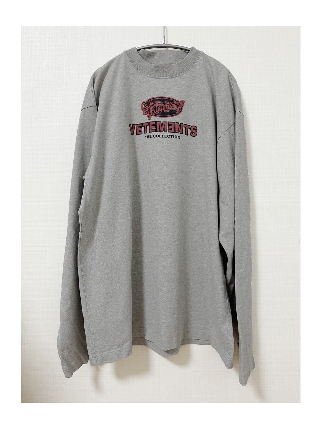 VETEMENTS 18ss logo long sleeve 상품이미지1
