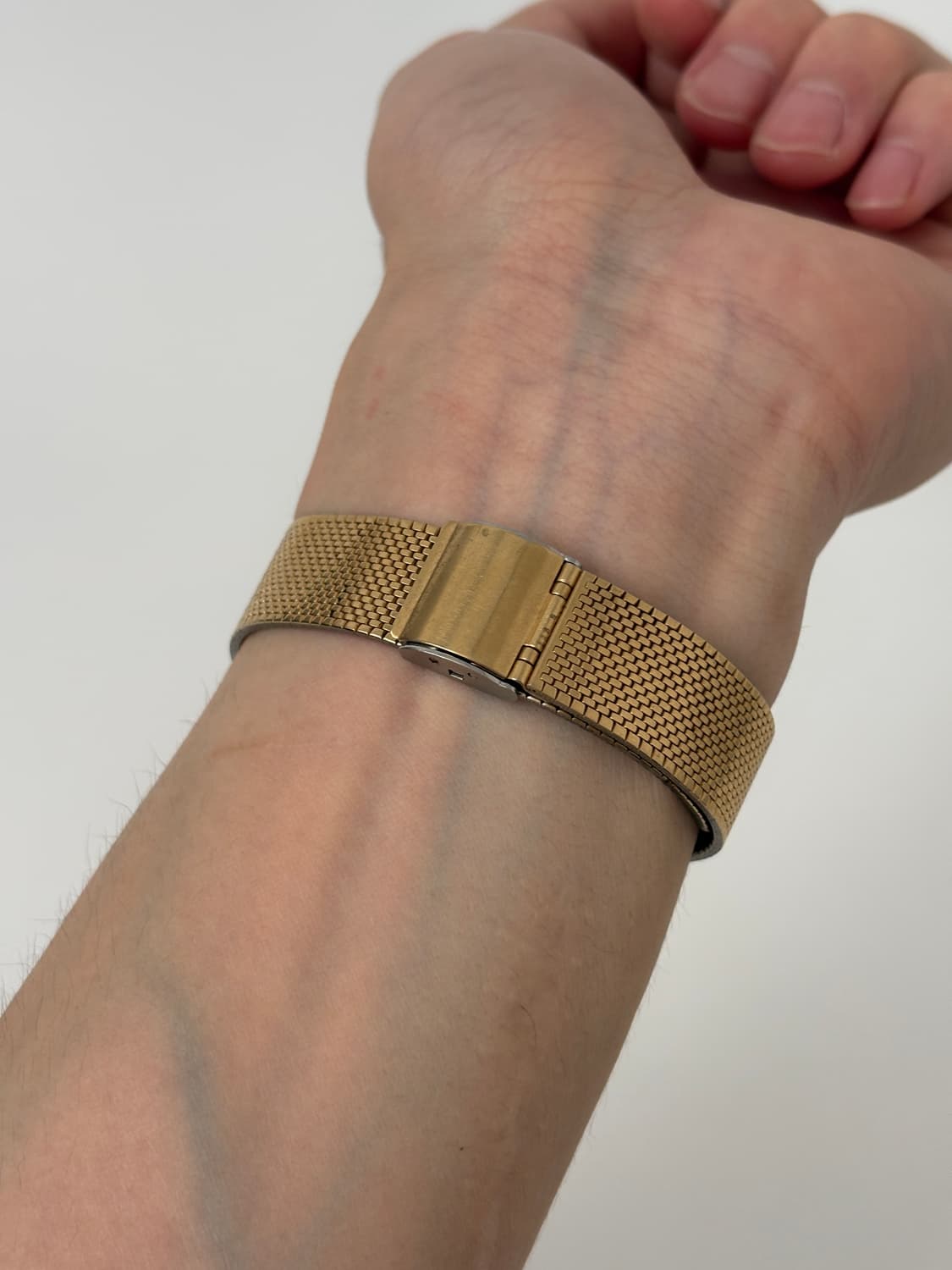 1980s Chronos Gold Square Quartz 상품이미지7