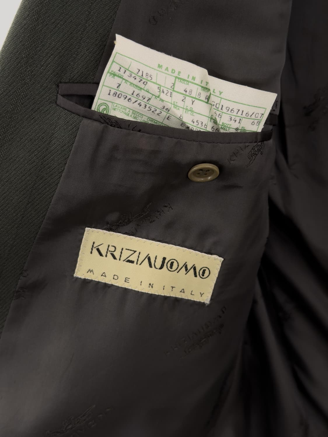 80년대 Krizia uomo 빈티지 수트 상품이미지5