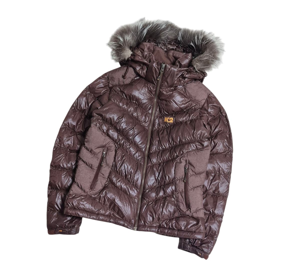 K2 거위털 브라운 패딩 상품이미지1