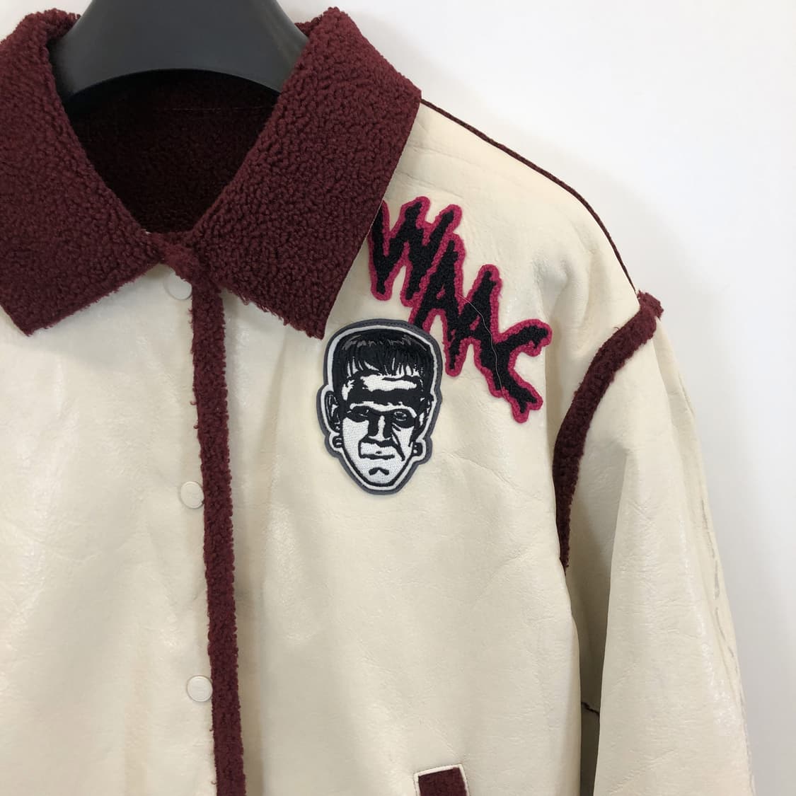 WAAC 왁 몬스터 페이크레더자켓 100 양털안감  상품이미지2