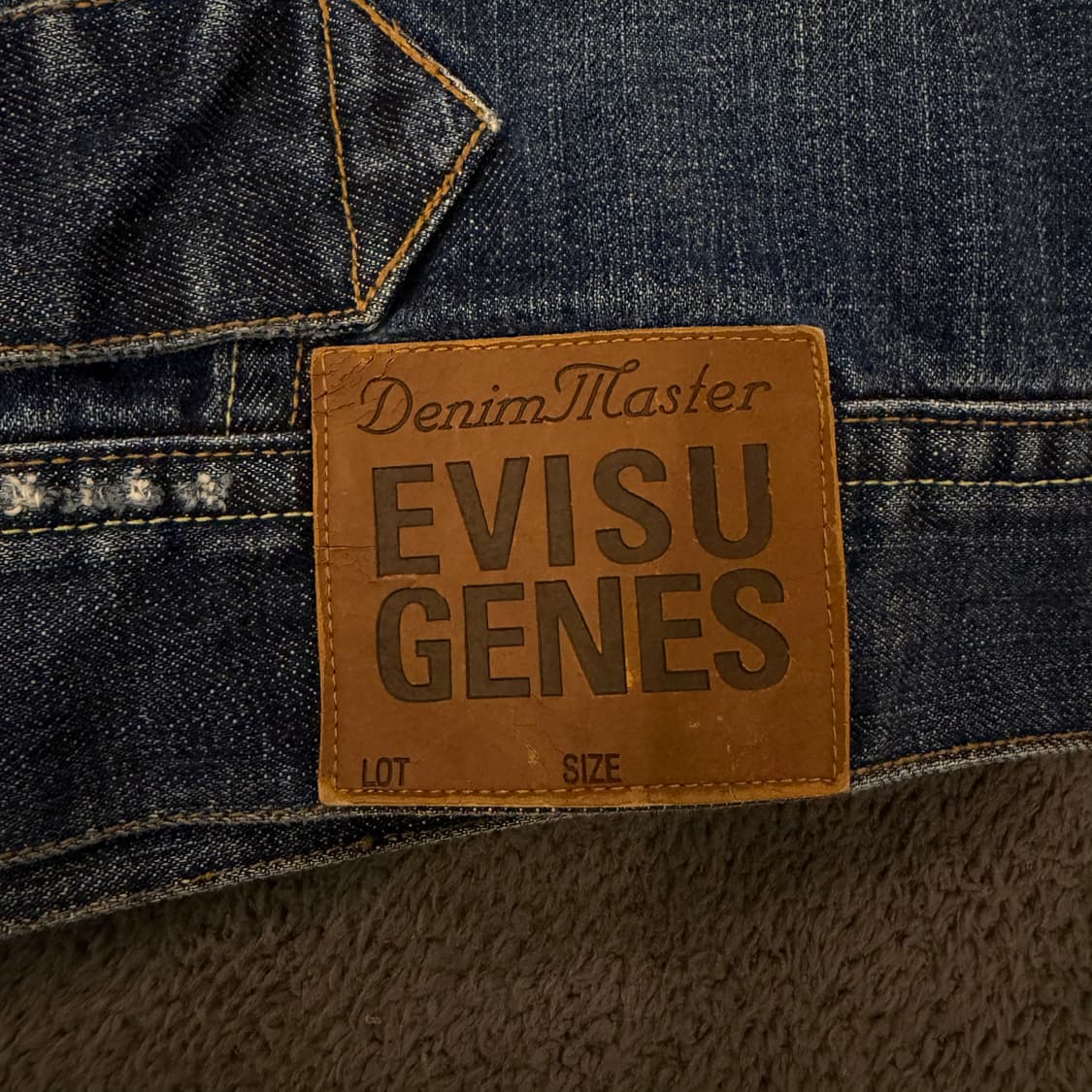 [정품/M] Evisu 에비수 빈티지 웨스턴 데님 조끼 베스트 자켓 상품이미지7