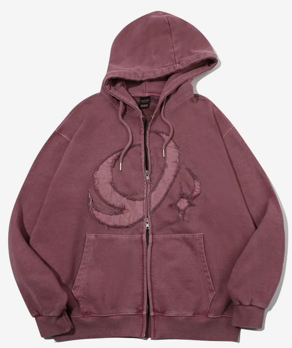 꼼파뇨 후드집업 더스티핑크 상품이미지1