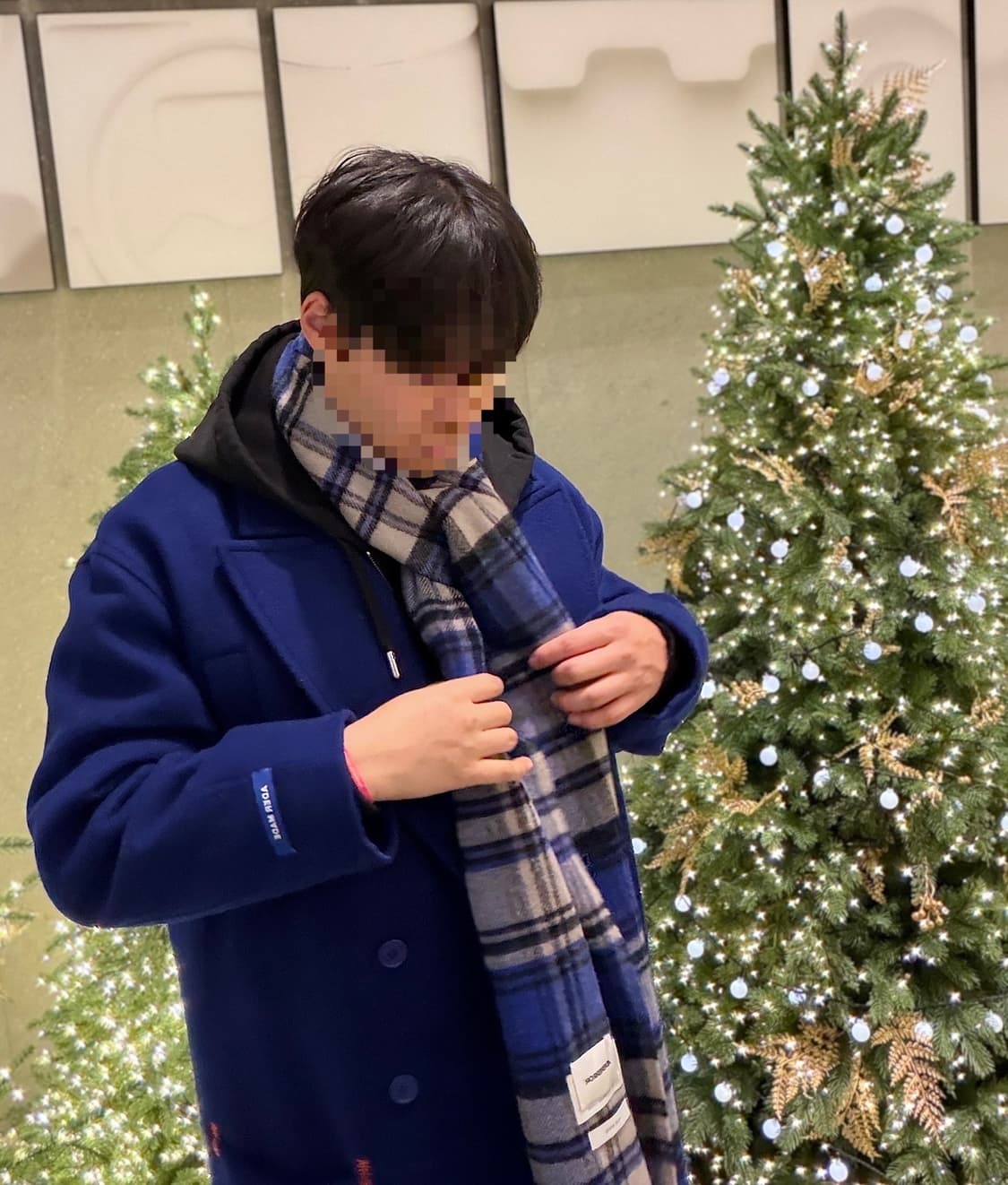 아더에러 더블코트 블루 상품이미지3