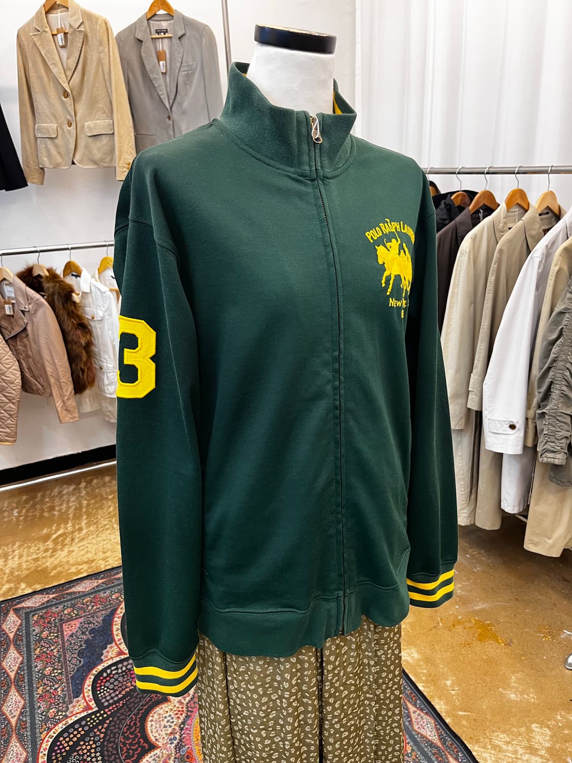 폴로 랄프 로렌 멀티 포니 로고 트레이닝 집업 상품이미지1