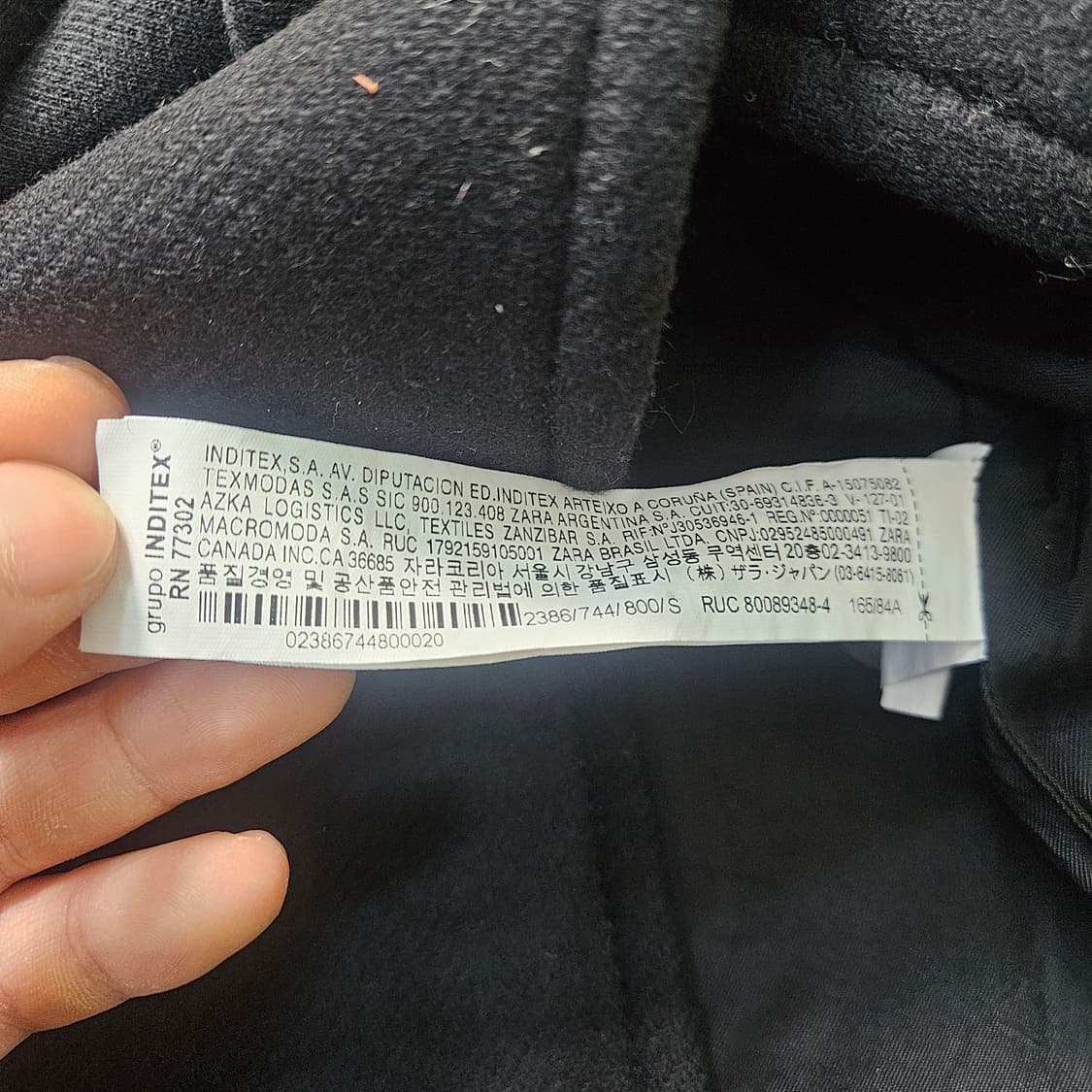 26 자라 울 혼방 더블 브레스티드 코트 0325Y 상품이미지4