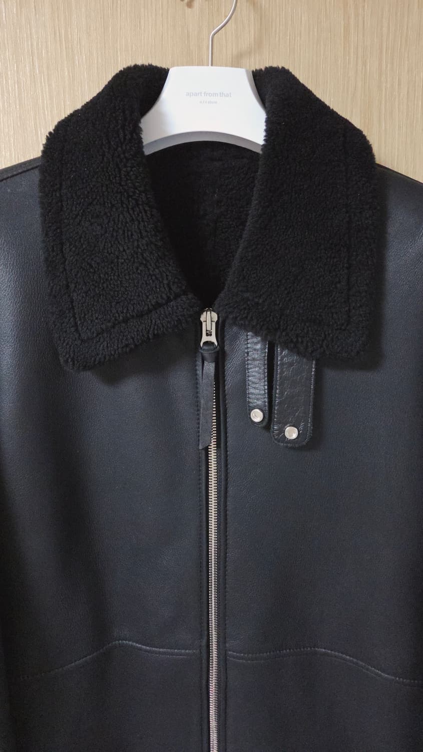 (착샷) 이얼즈어고 스페인산 시어링 쉽스킨 무스탕 상품이미지2