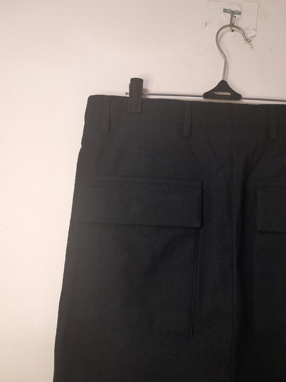 릭오웬스 블랙 면나일론 크롭팬츠 46/30"~31" 상품이미지6