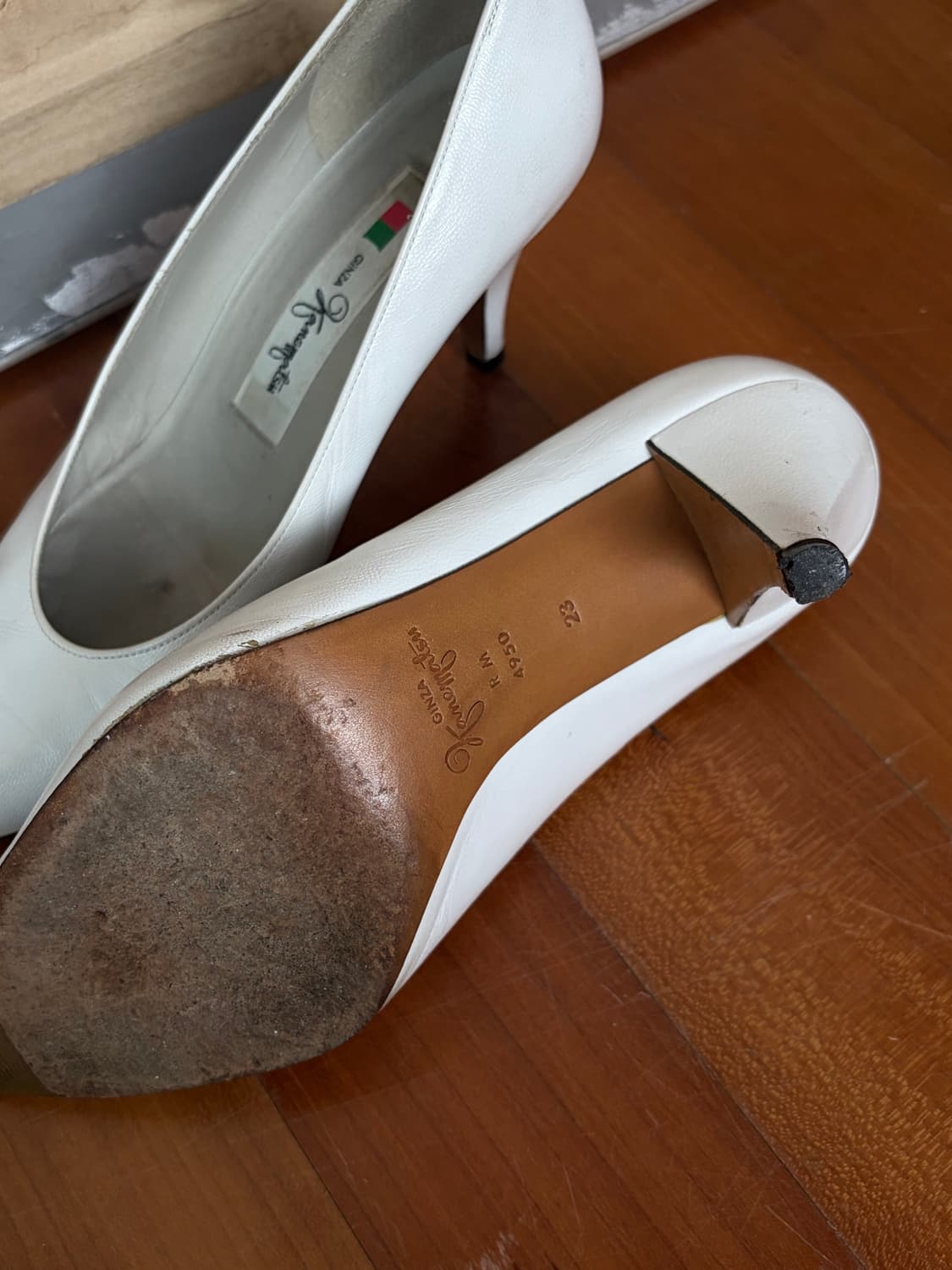 ginza kanematsu leather pumps 상품이미지4