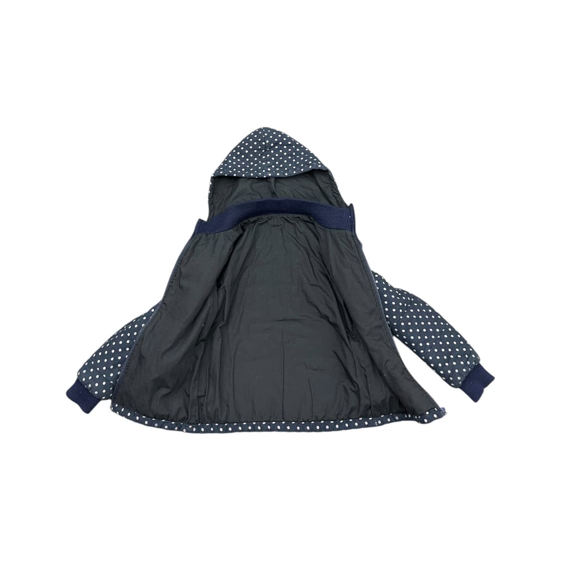 빈티지 도트 후드 점퍼 상품이미지3