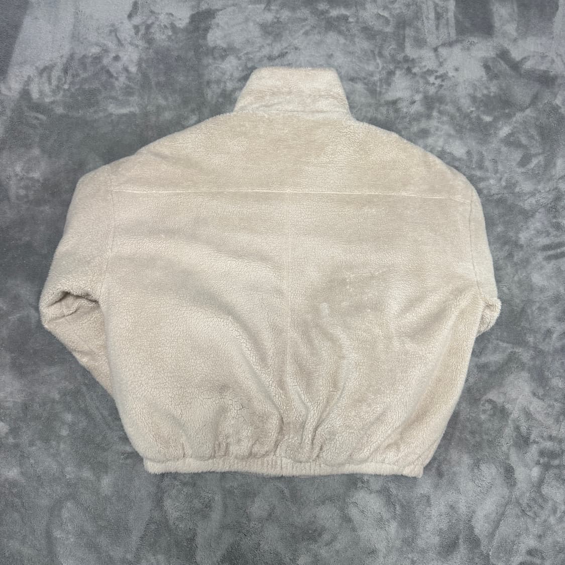 언아웃핏 아이보리 플리스 자켓 상품이미지2