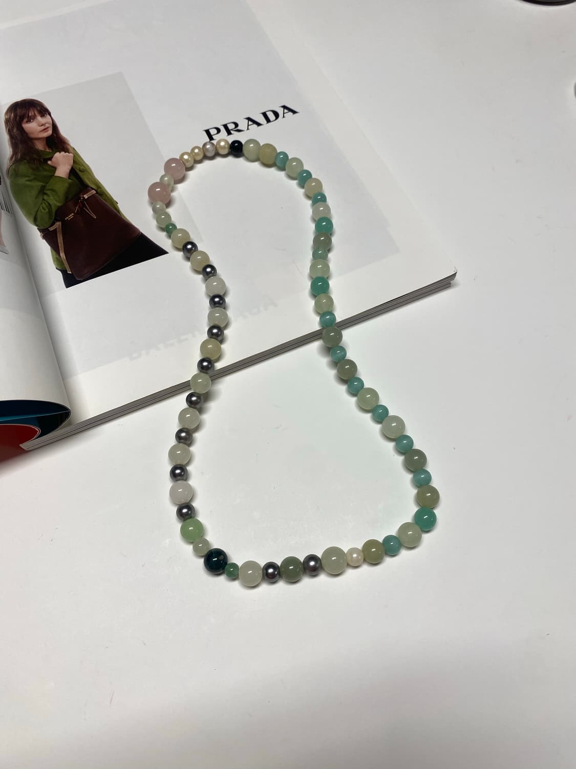 빈티지 비즈 비드 믹스 목걸이 상품이미지4