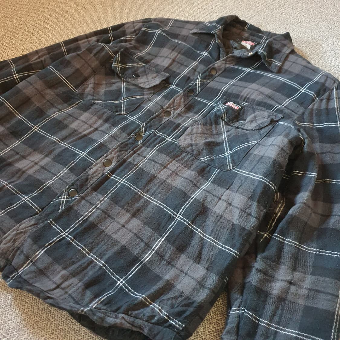 디키즈 워크 퀼팅 안감 플란넬 셔츠 no.7 상품이미지2