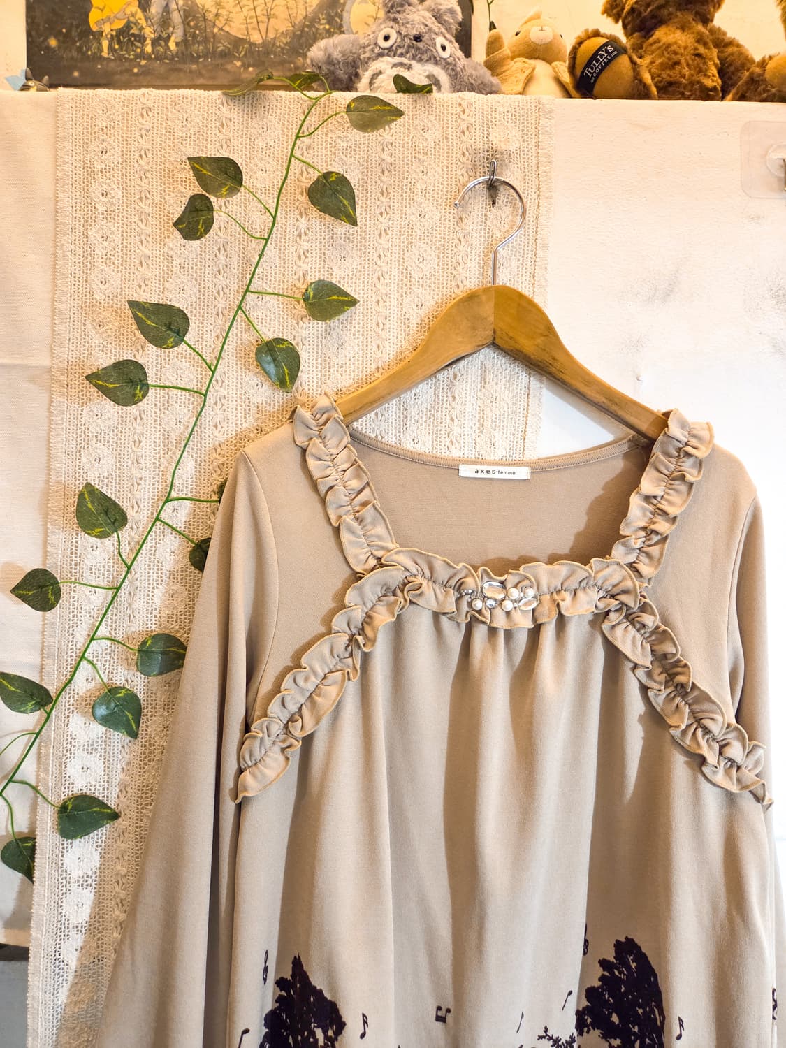 axes femme 베이지 슬리브 상품이미지2