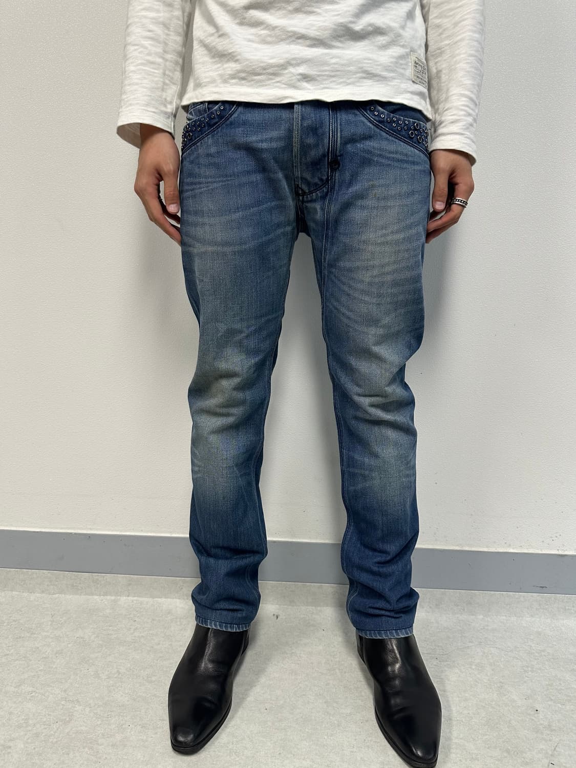 디젤 디테일 워싱 팬츠 상품이미지2