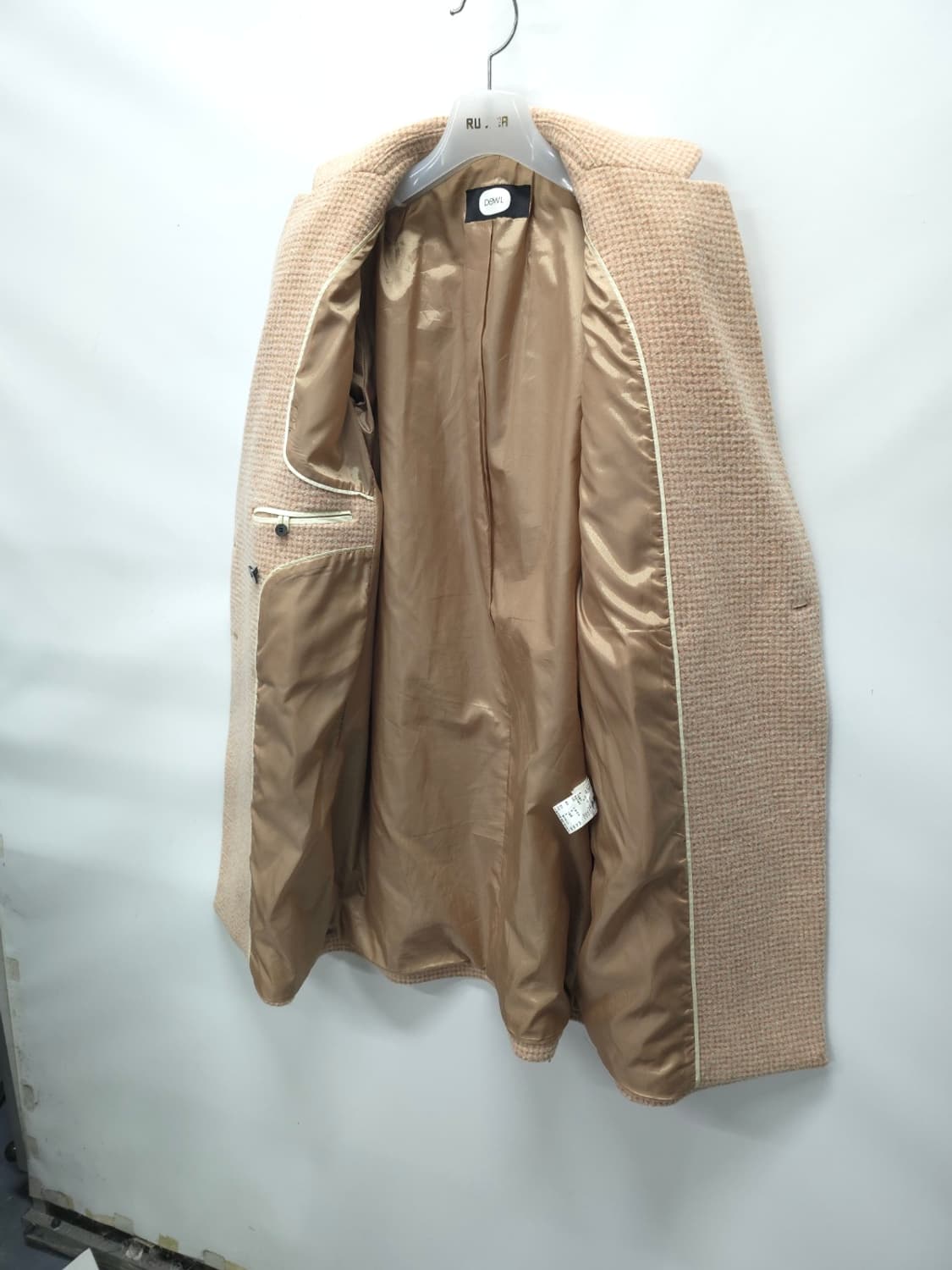 듀엘(DEWL) 트위드 모직 더블코트 ( 여성 55~55반 ) 상품이미지9