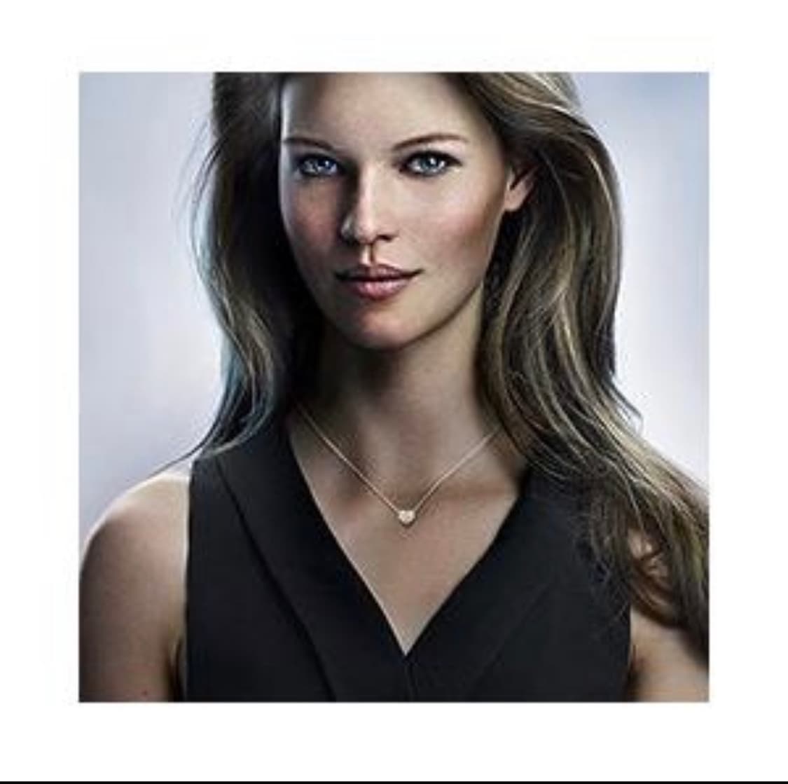 스와로브스키 양면 통통 하트 목걸이 크리스탈 큐빅 네크리스 1809006 상품이미지7