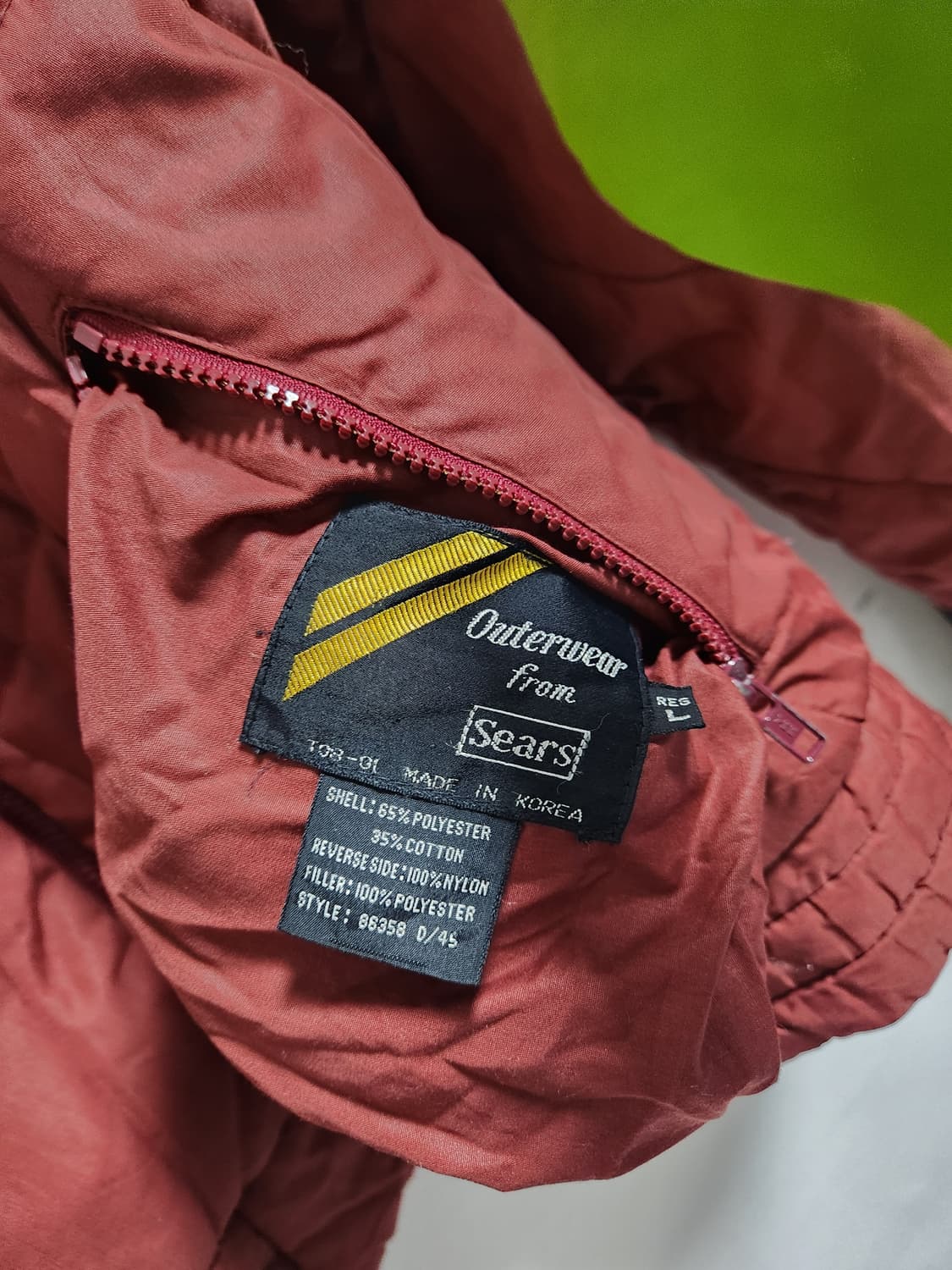 80s 시어즈 3 way 리버서블 패딩 자켓 상품이미지9