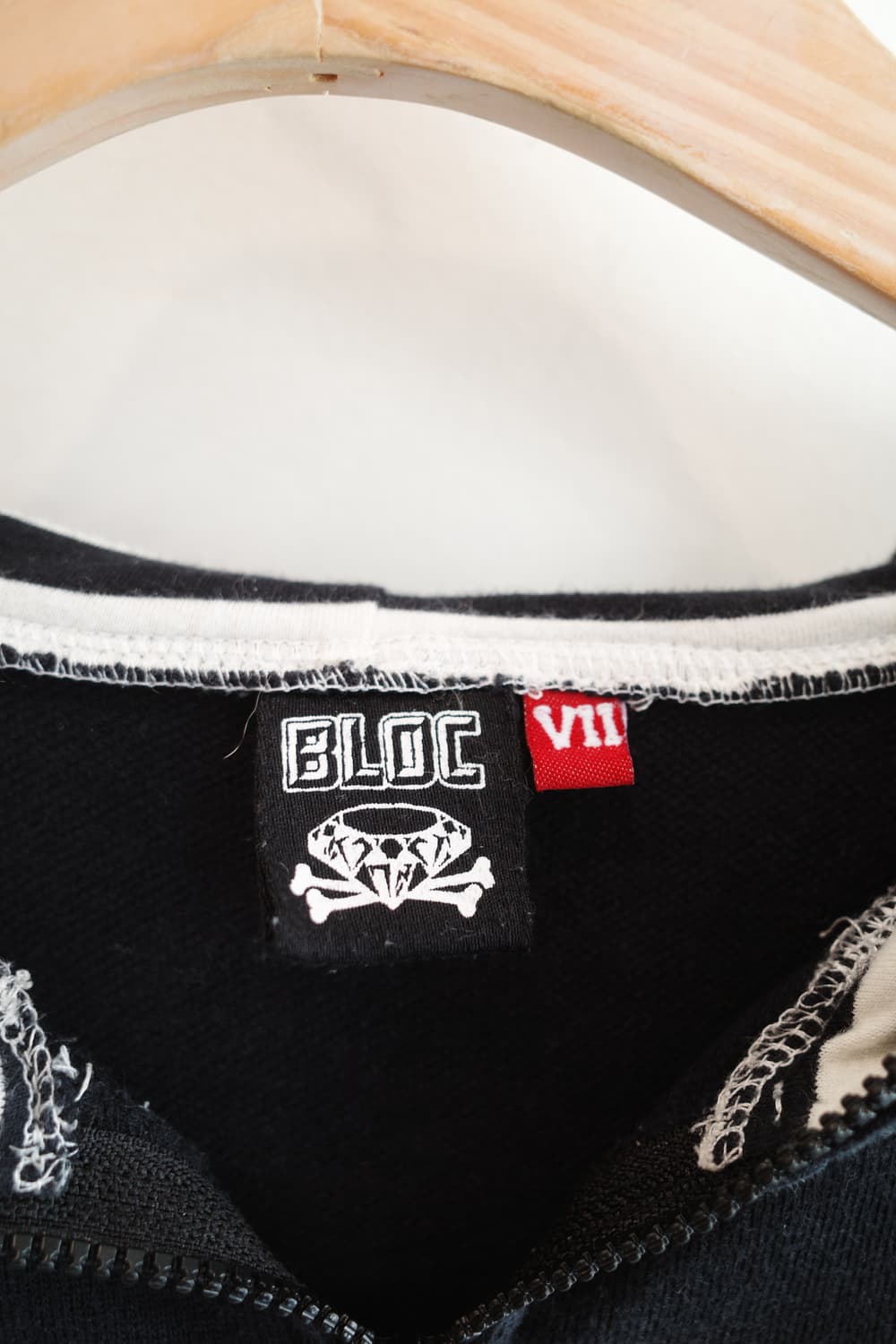 BLOC 스컬 프린팅 후드 집업 상품이미지3