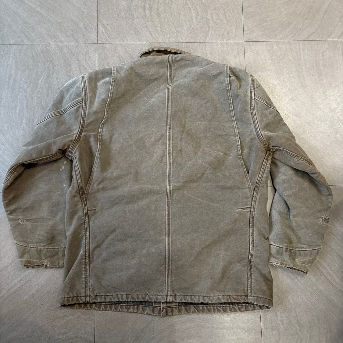 칼하트 정품 C02 브라운 덕 초어 자켓  상품이미지9