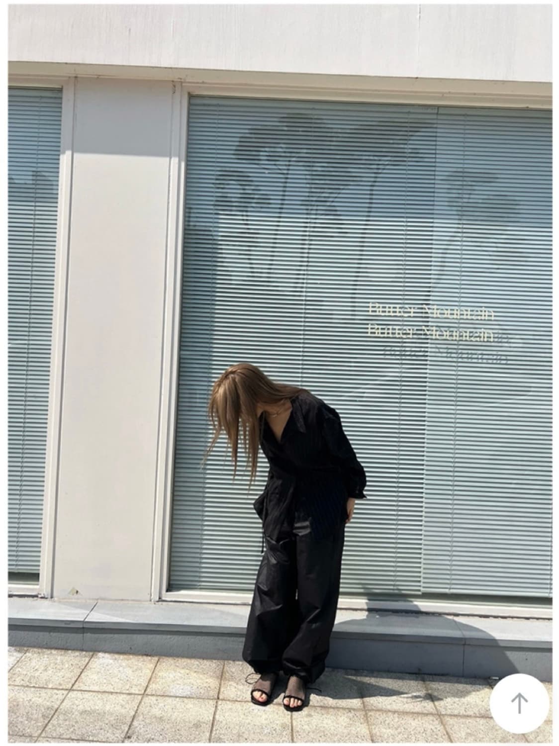 유연룸 비즈 코팅 나일론 파라슈트 팬츠 상품이미지3