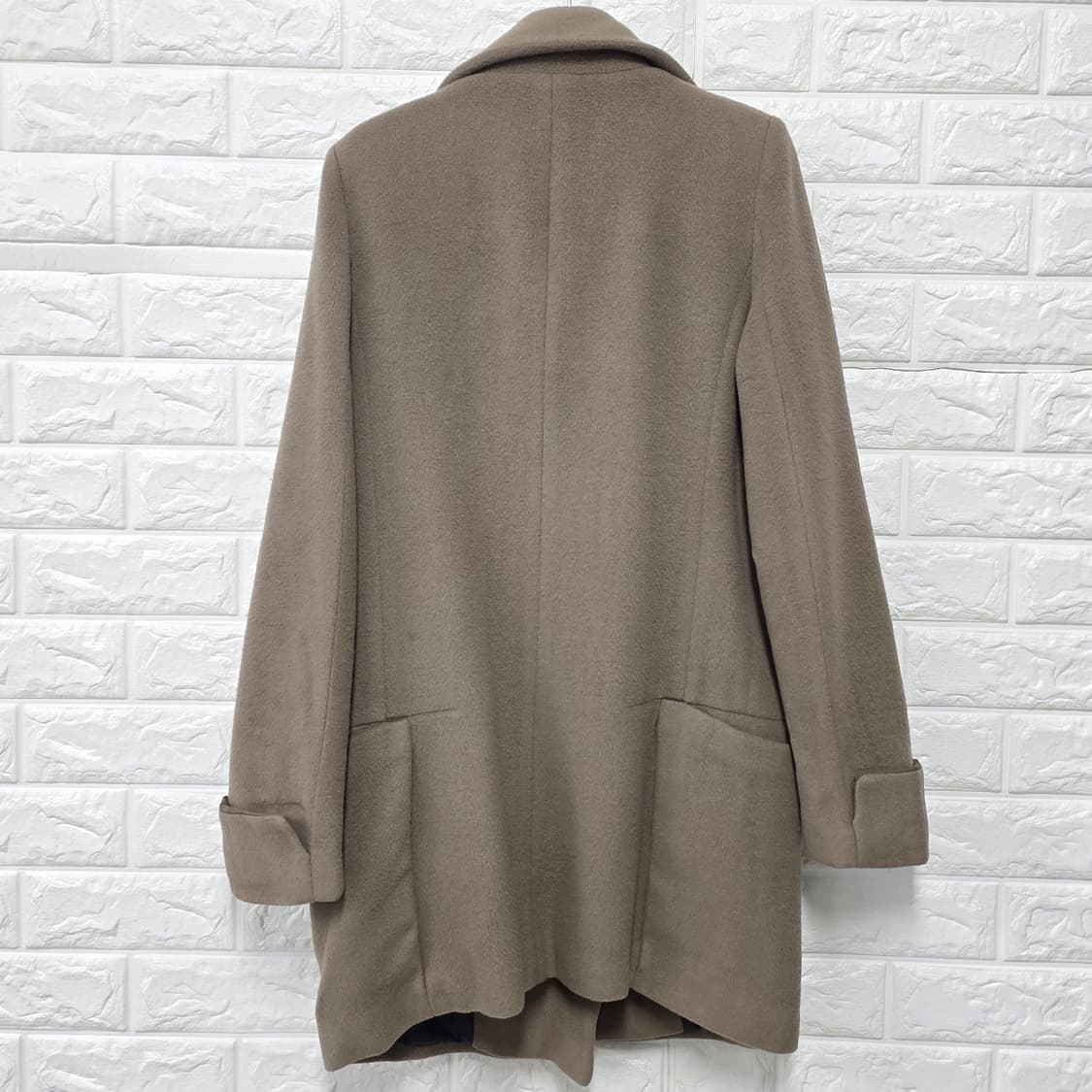 택포// 한섬 시스템 모직 여성 코트 S 상품이미지4