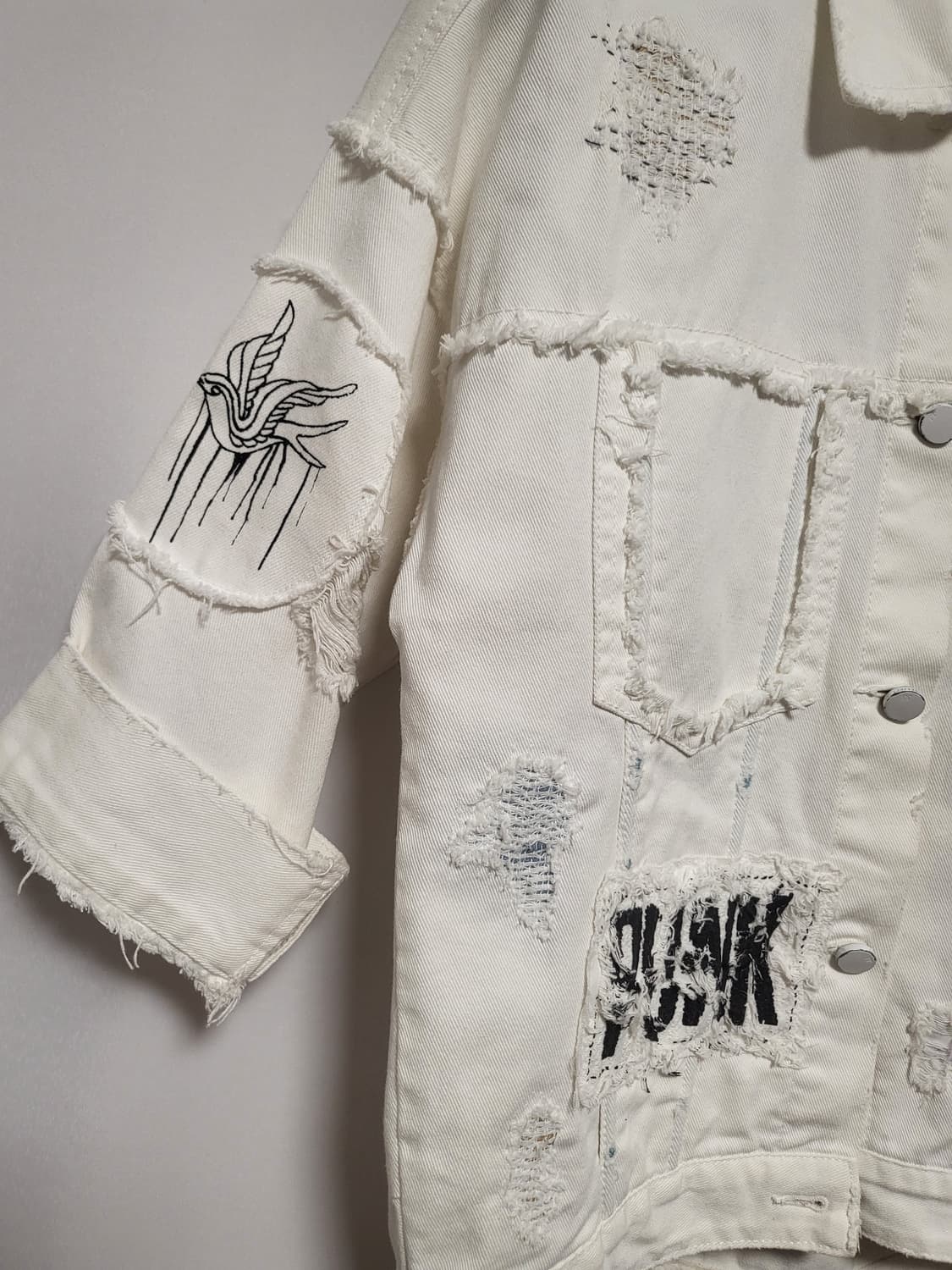 쥬시쥬디 너레벨스 매니페스트 그래픽 데님자켓 상품이미지5