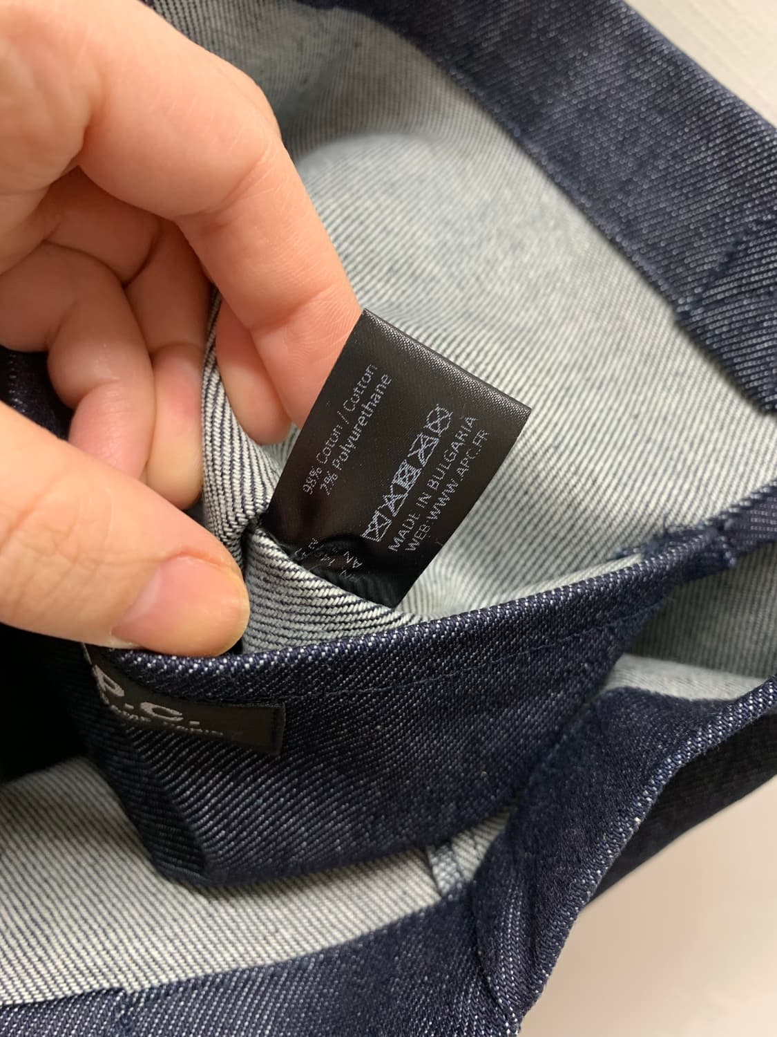 A.P.C 아페쎄 데님 플라워 백 상품이미지3