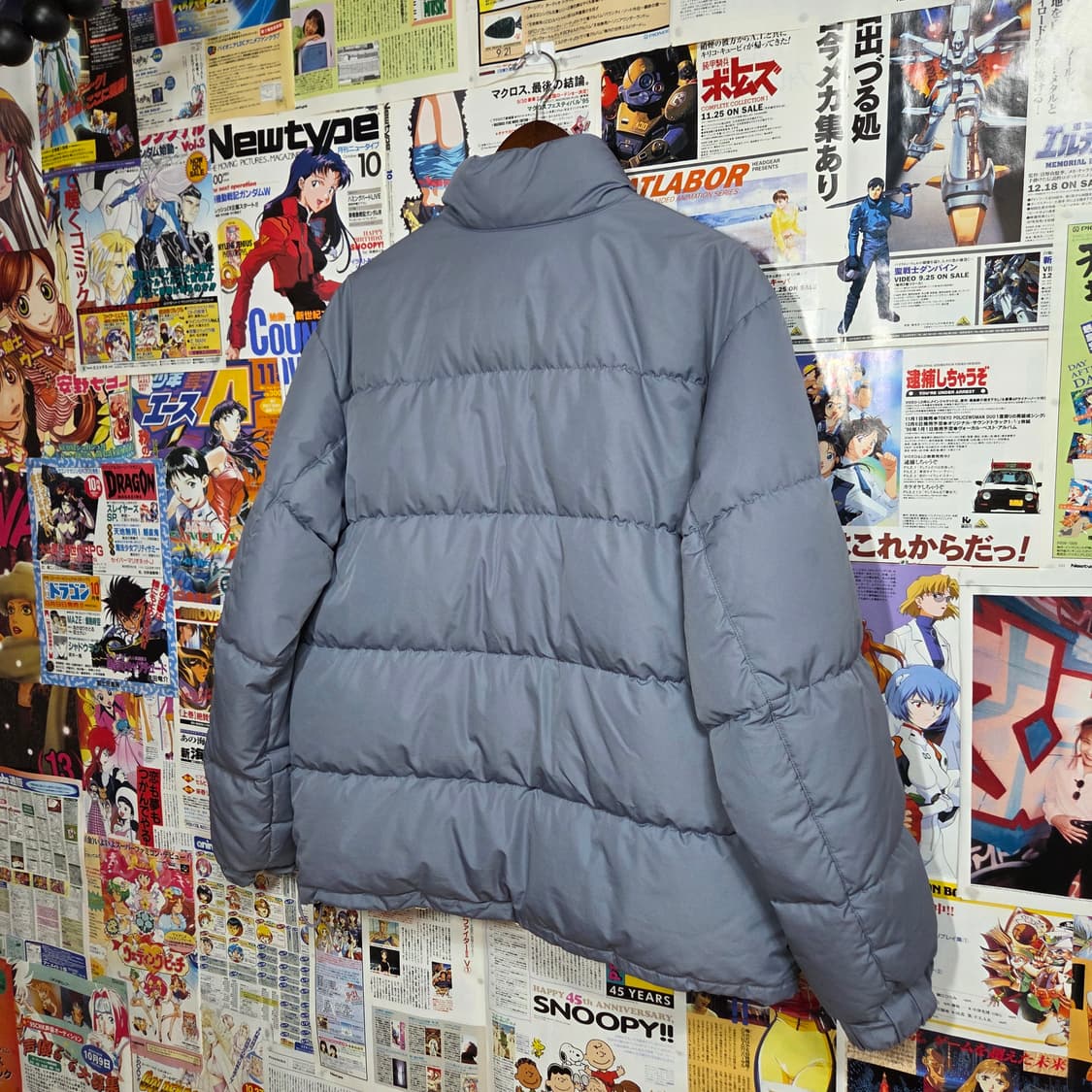 나이키 00s 리버시블 퍼플블루 옐로우 덕다운 패딩 상품이미지5