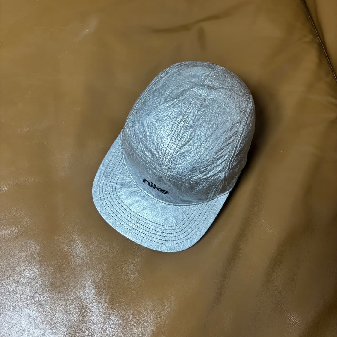 Nike 나이키 마스랜딩 헤리티지 실버 캠프캡 모자 (Silver) 상품이미지5