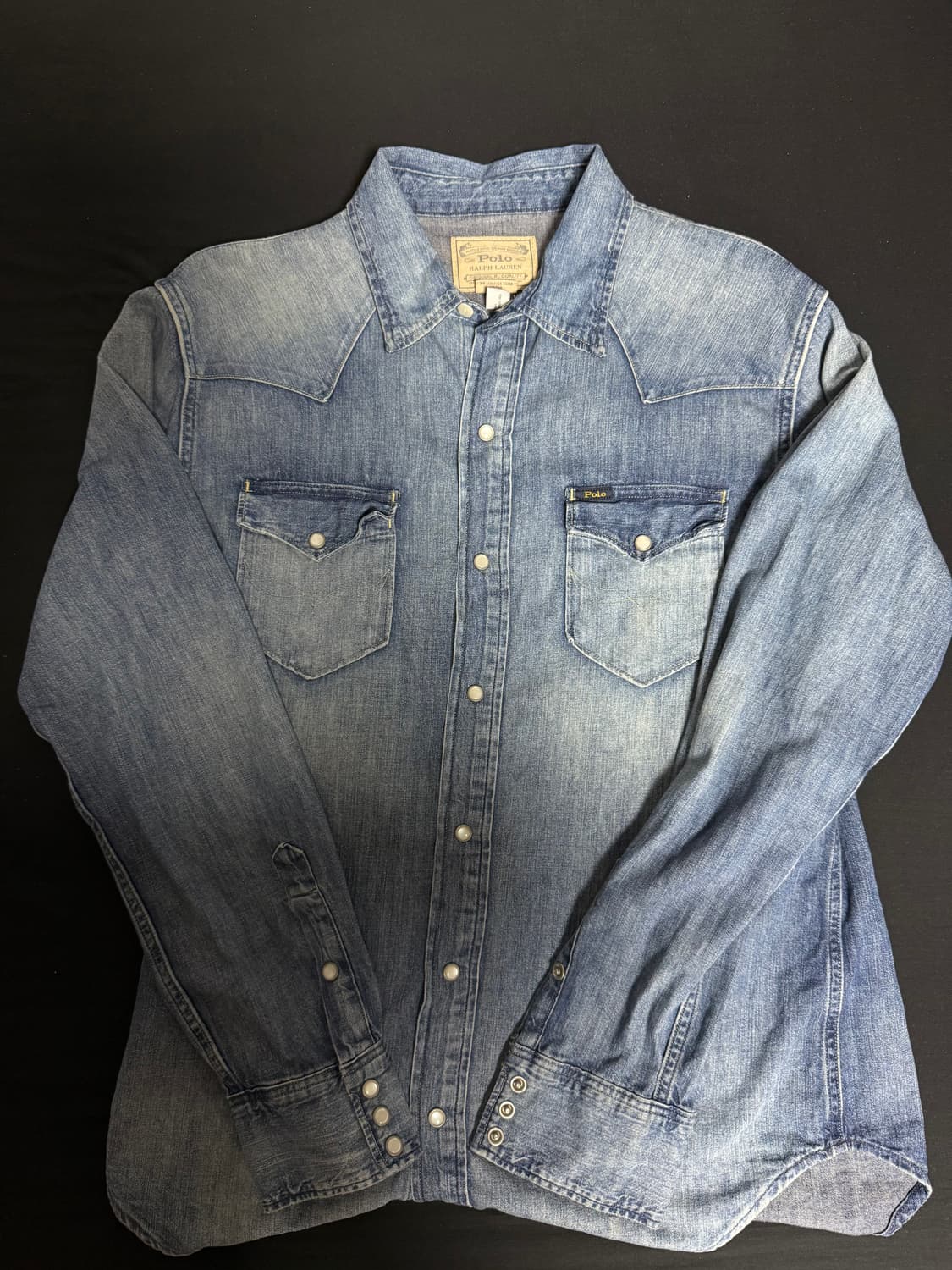 폴로랄프로렌 클래식 핏 웨스턴 셔츠 M 상품이미지1