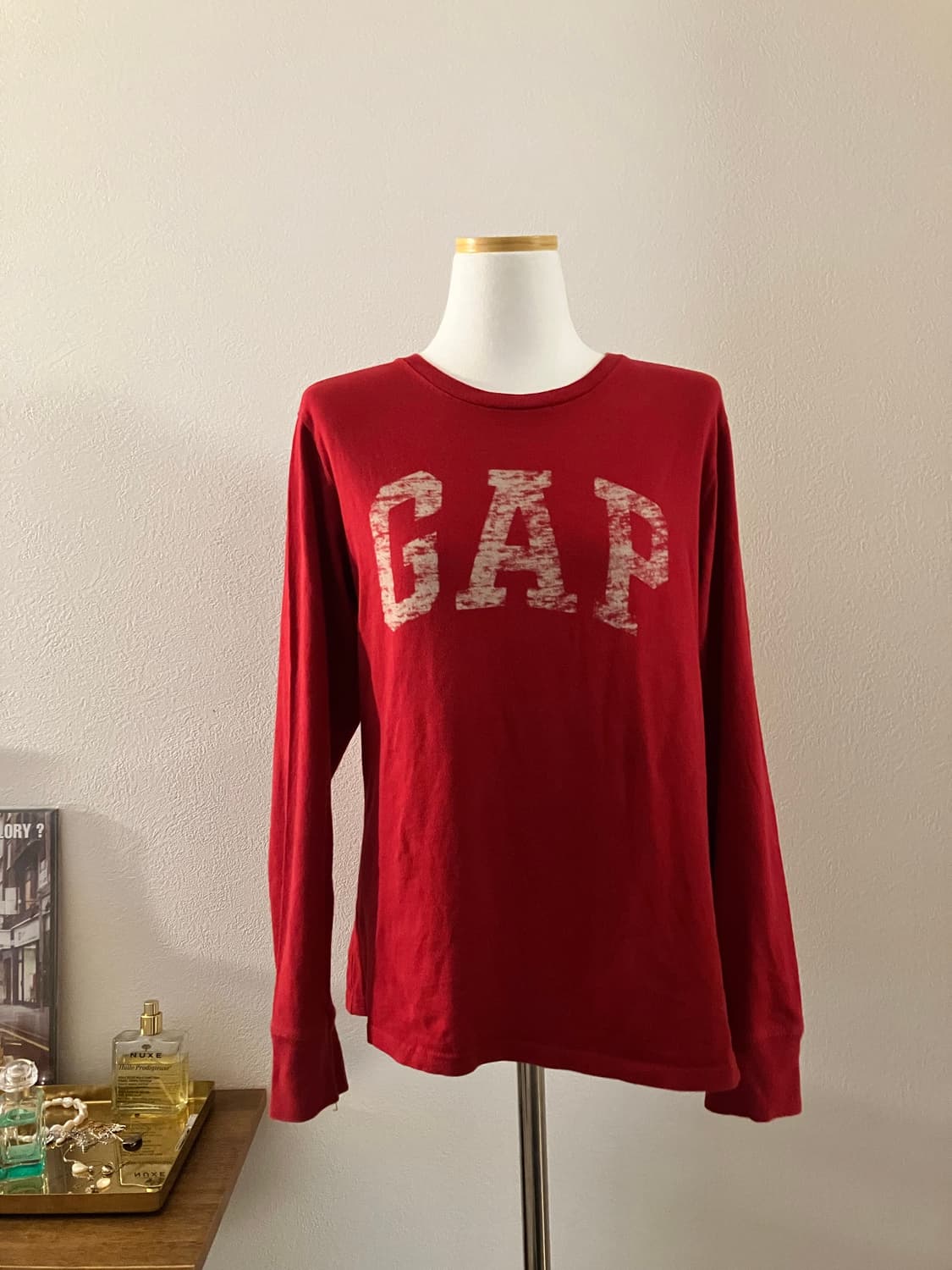 GAP 레드 로고 쭉티 롱슬리브티 상품이미지1