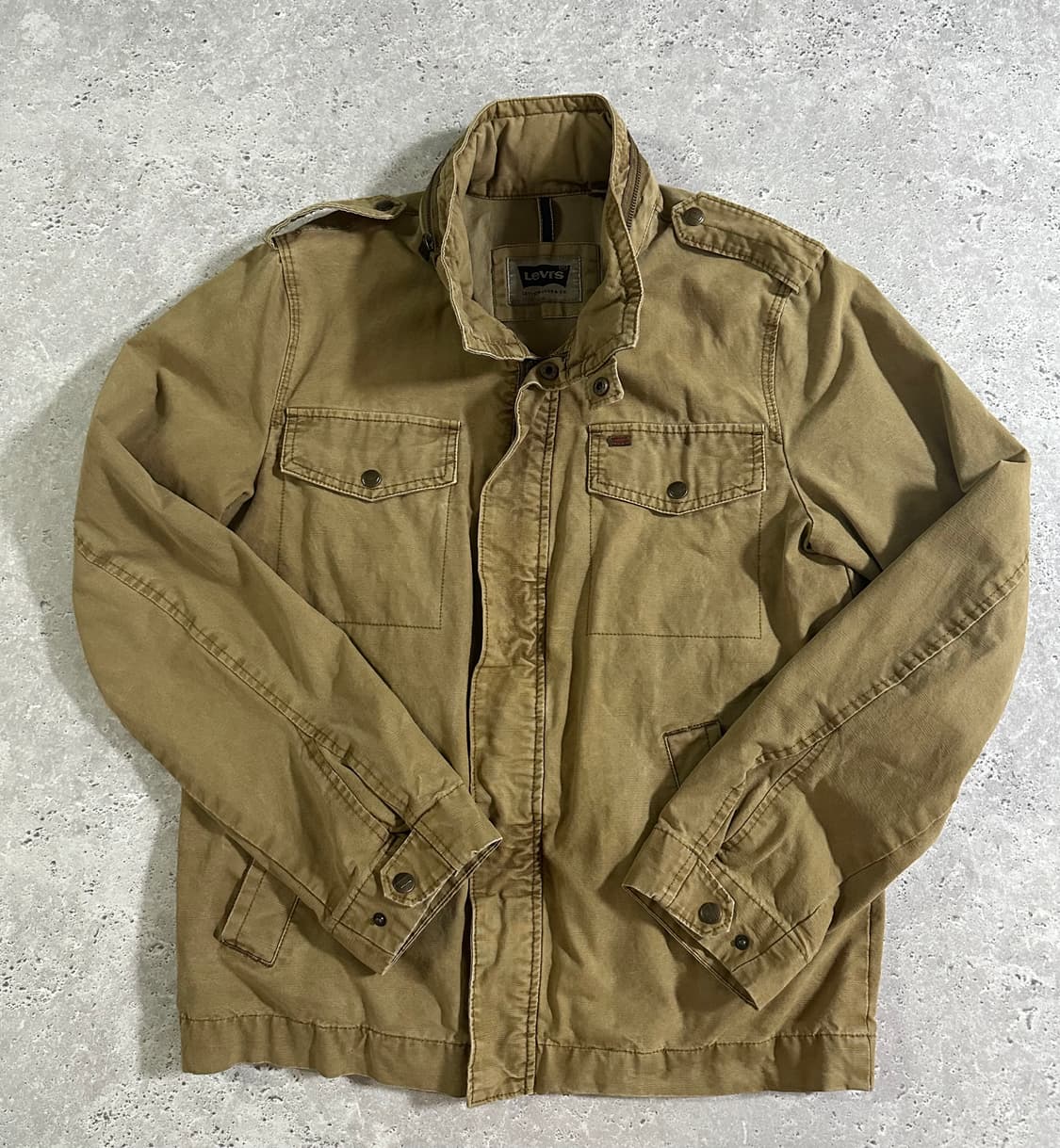  베이지 코튼 필드 자켓 상품이미지2