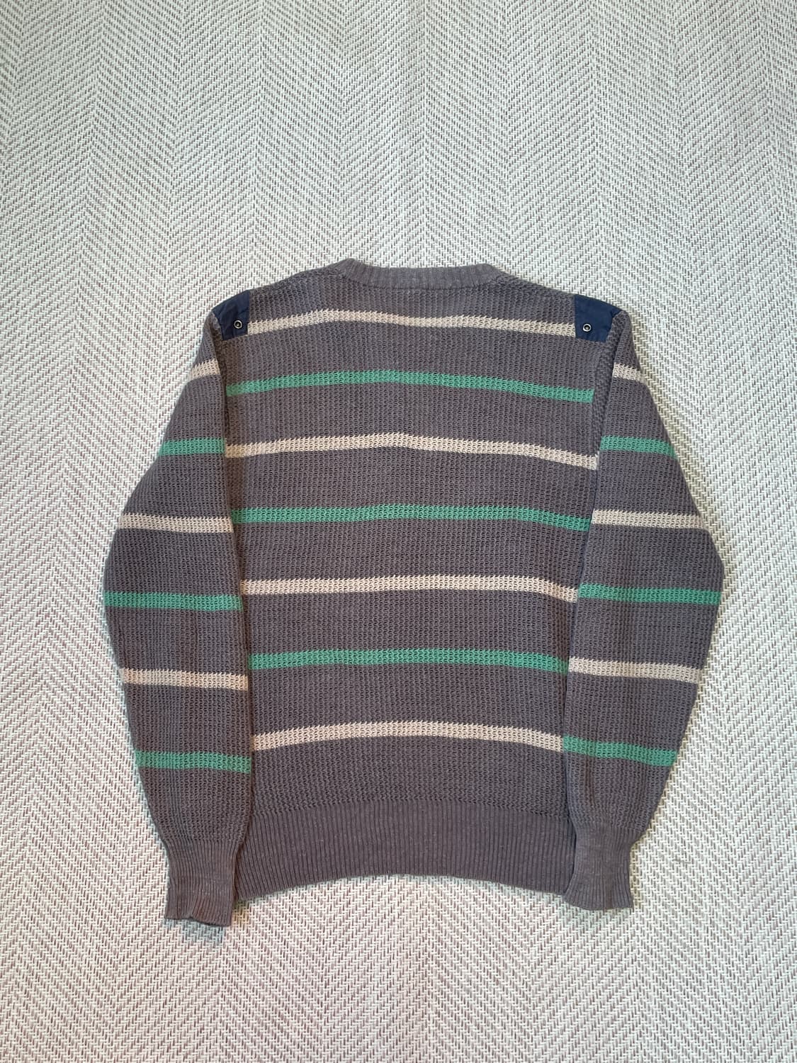 Next u 밀리터리 스트라이프 코튼니트 J03253 상품이미지5