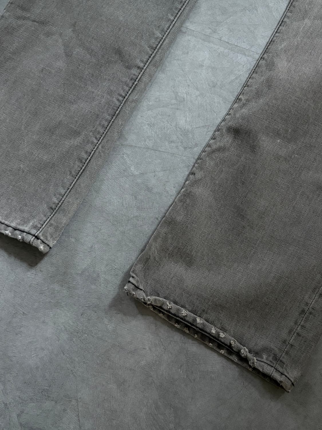 RRL 더블알엘 워싱 데님 그레이 팬츠 상품이미지5