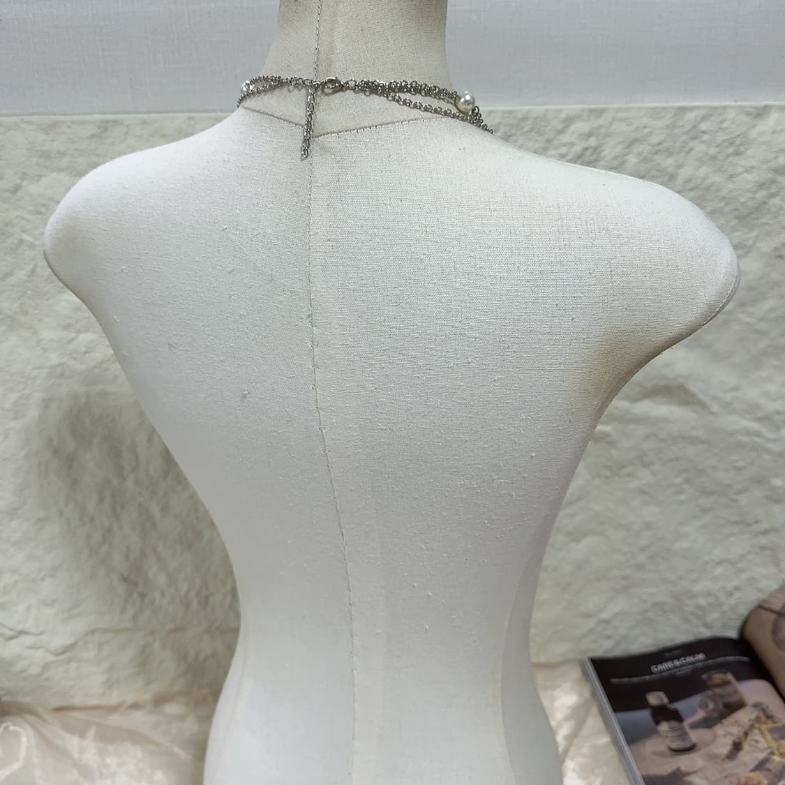 빈티지 진주 오리엔탈 레이어드 목걸이 상품이미지3