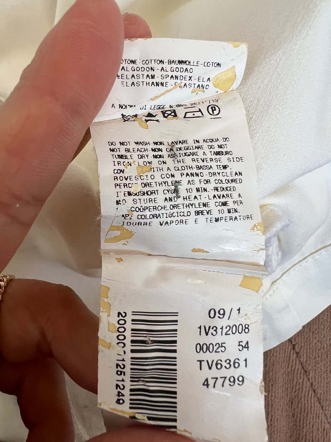 베르사체 여성 아이보리 랩스커트 미니스커트  상품이미지9