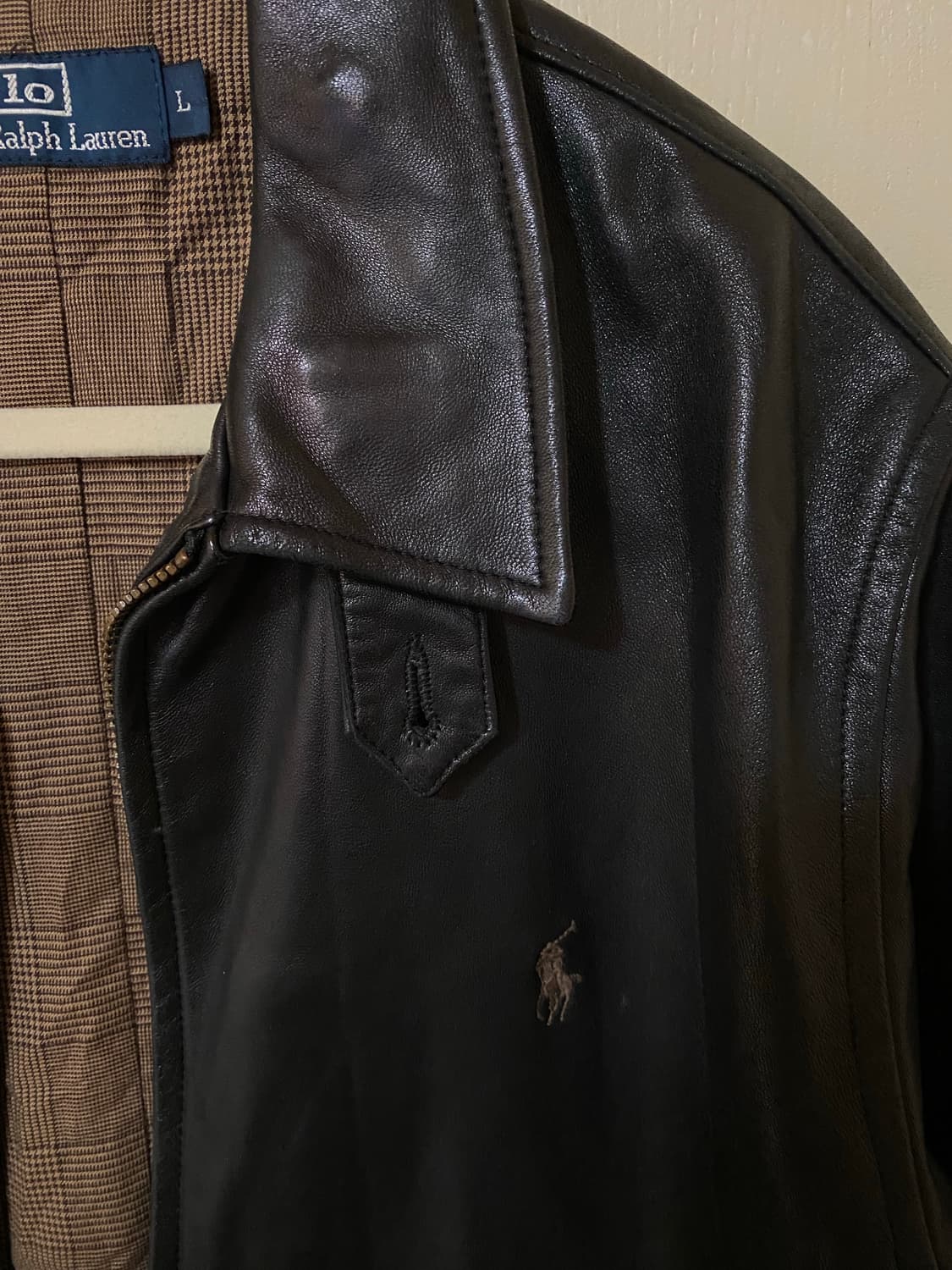 폴로 양가죽 자켓 상품이미지3