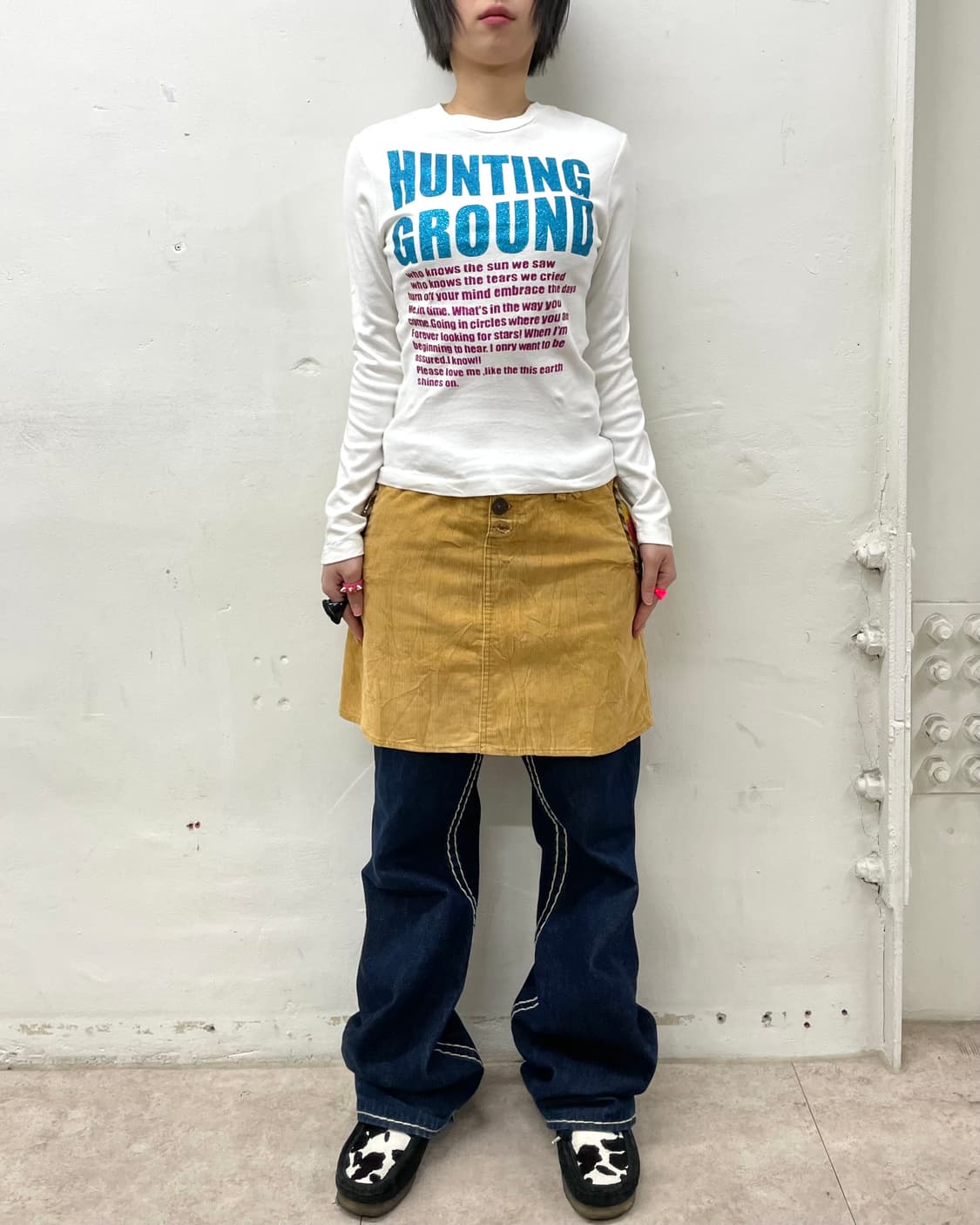 Blue Glossy White Long Sleeve  상품이미지3