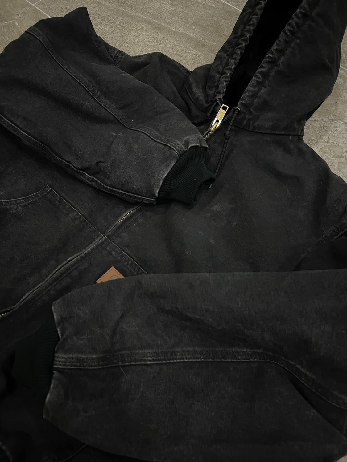 (L) 칼하트 덕 액티브 후드자켓 J130 BLK 블랙 상품이미지7