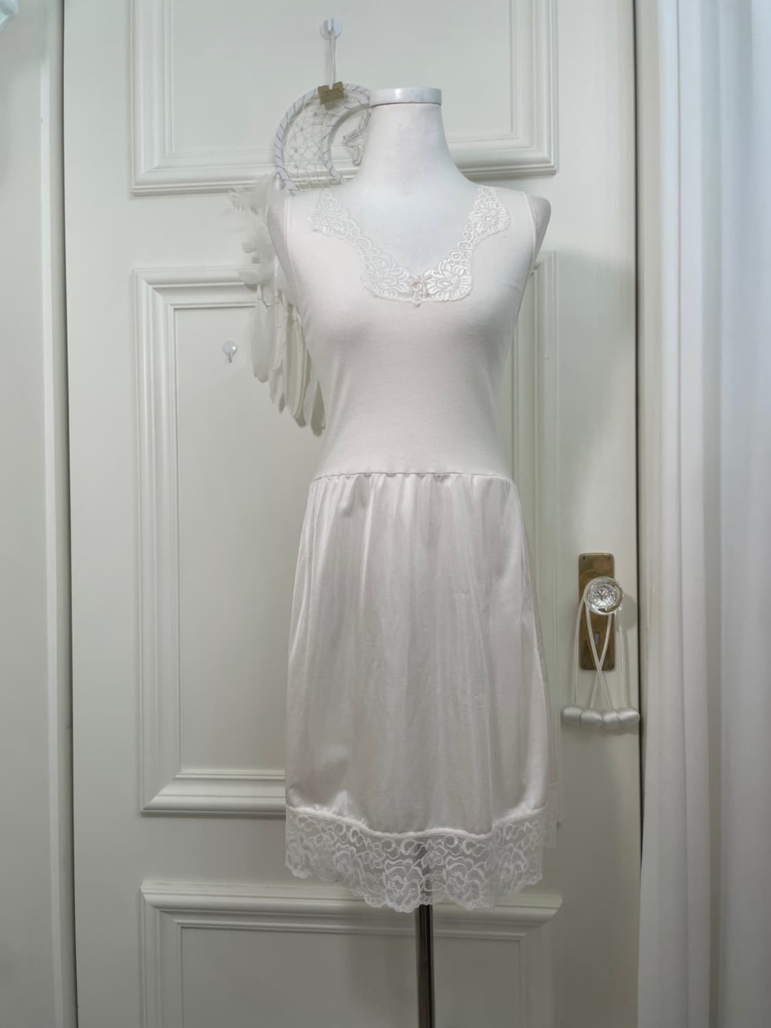 pink ivory flower embroidery cardigan&sh 상품이미지8