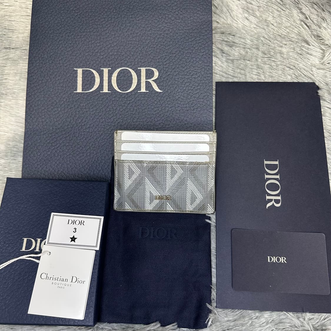 [A급/풀구성] 디올 CD 다이아몬드 카드지갑 상품이미지2